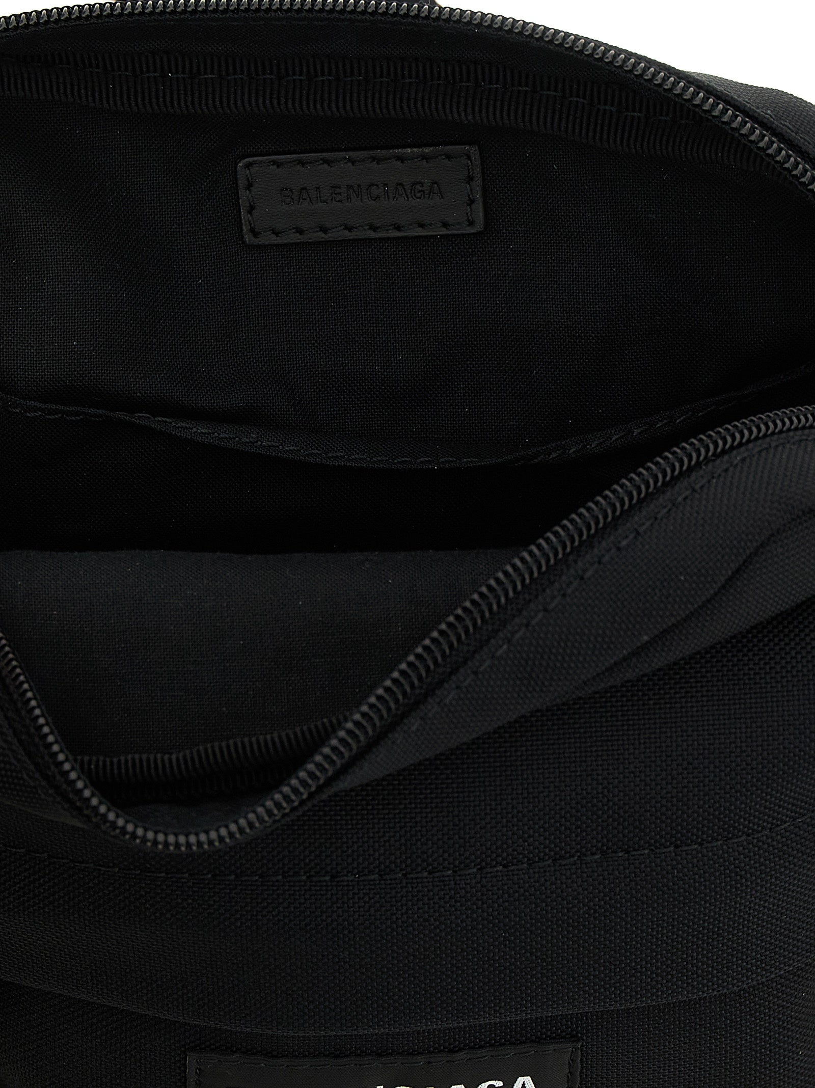 Balenciaga Black Explorer Nylon Crossbody Bag