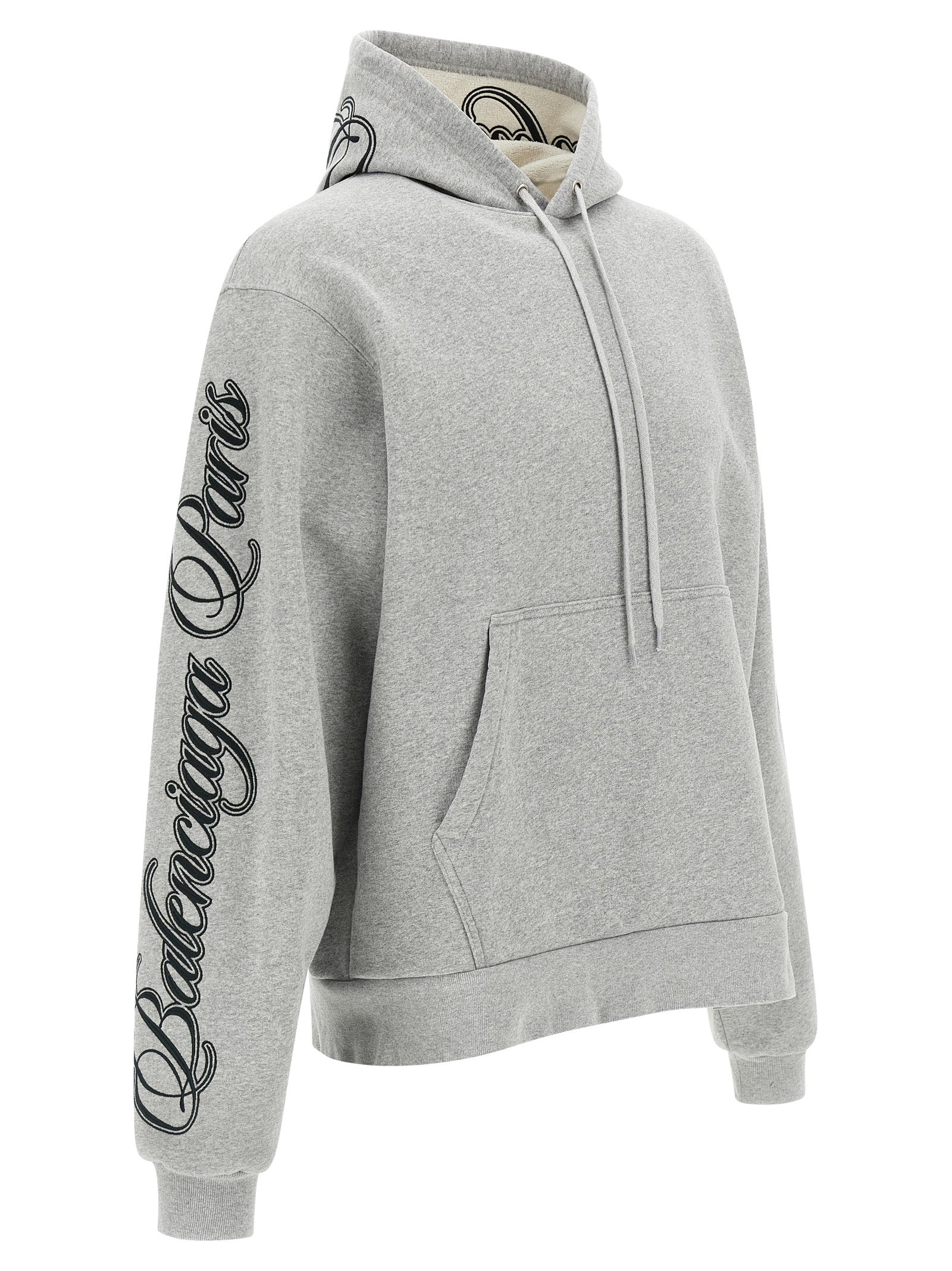 Sweat-shirt Balenciaga gris en coton