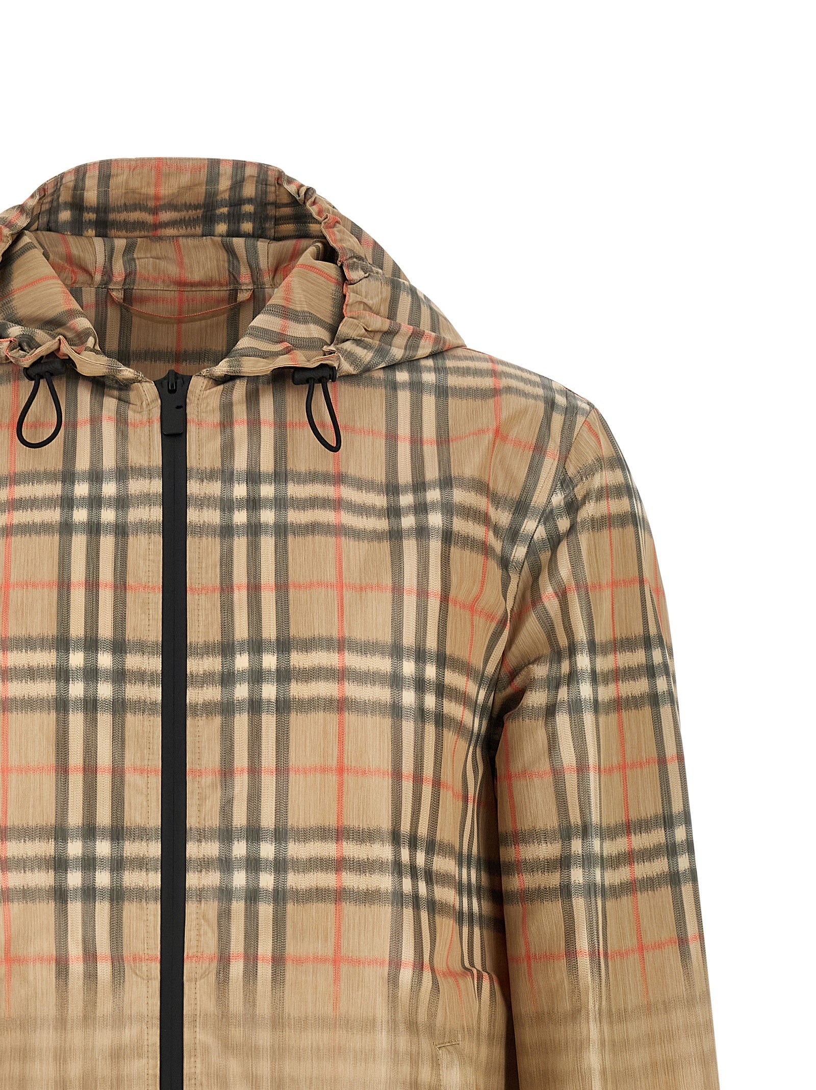 Burberry Beige Newport Viscose Shell Jacket