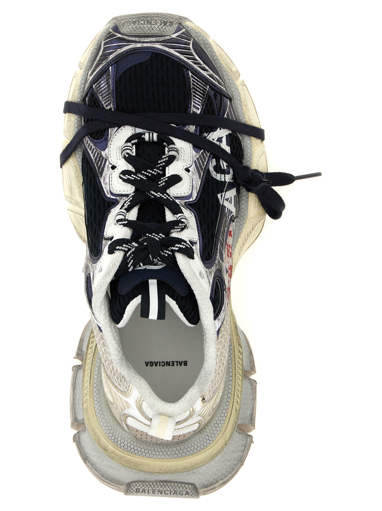 Balenciaga Multicolor 3XL Split Logo Synthetic Sneakers