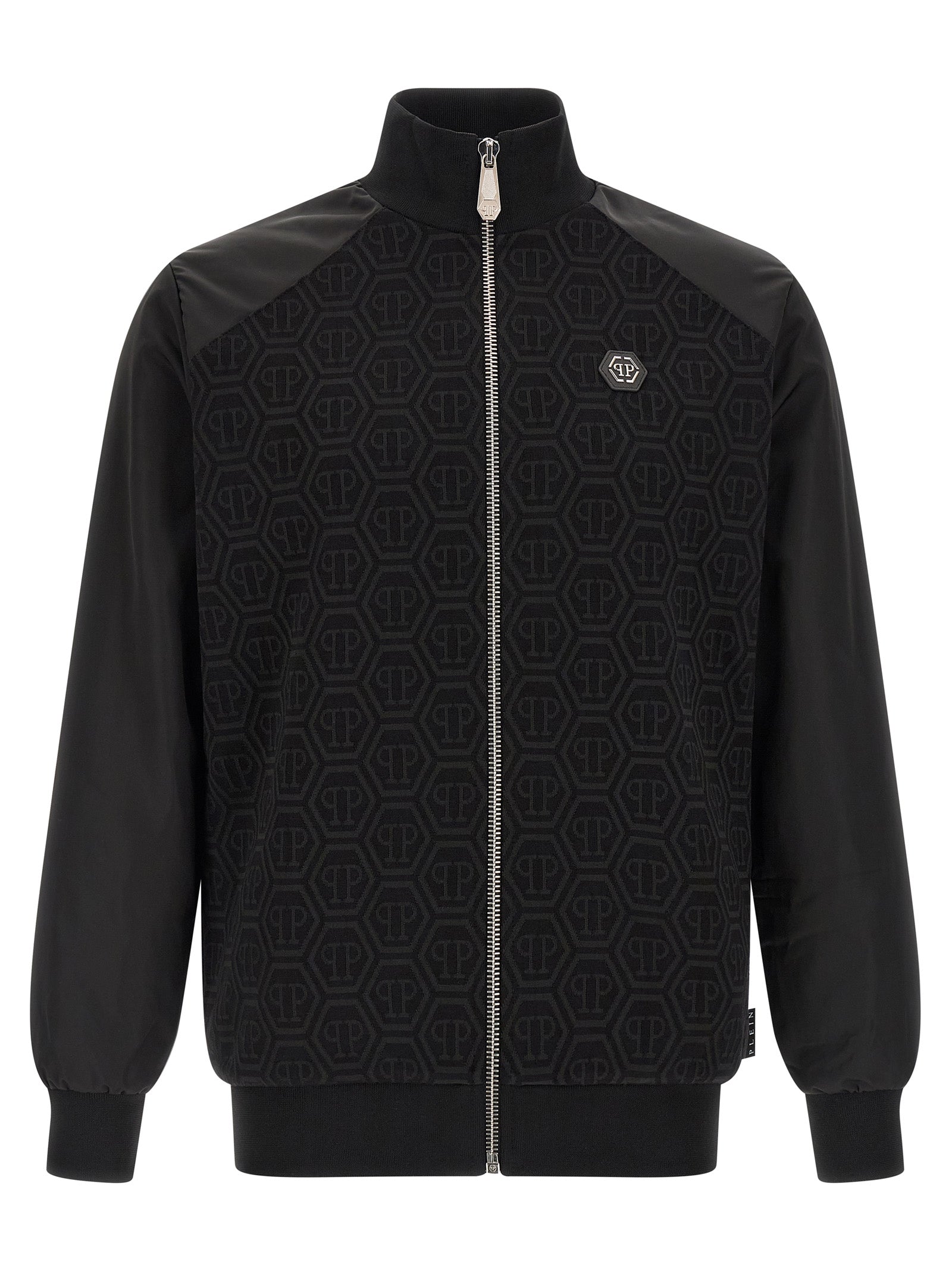Philipp Plein Sweat-shirt en coton noir