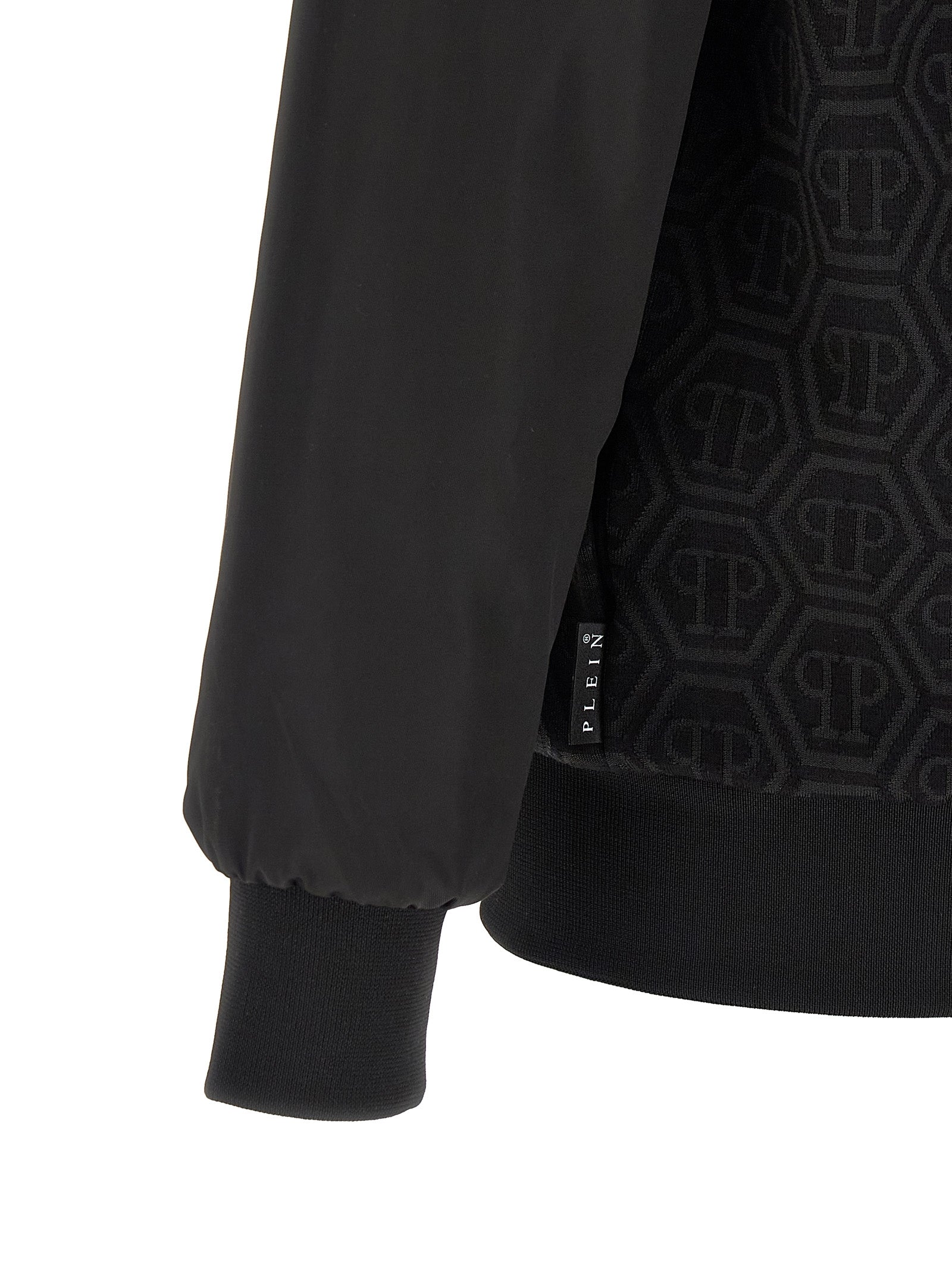 Philipp Plein Sweat-shirt en coton noir