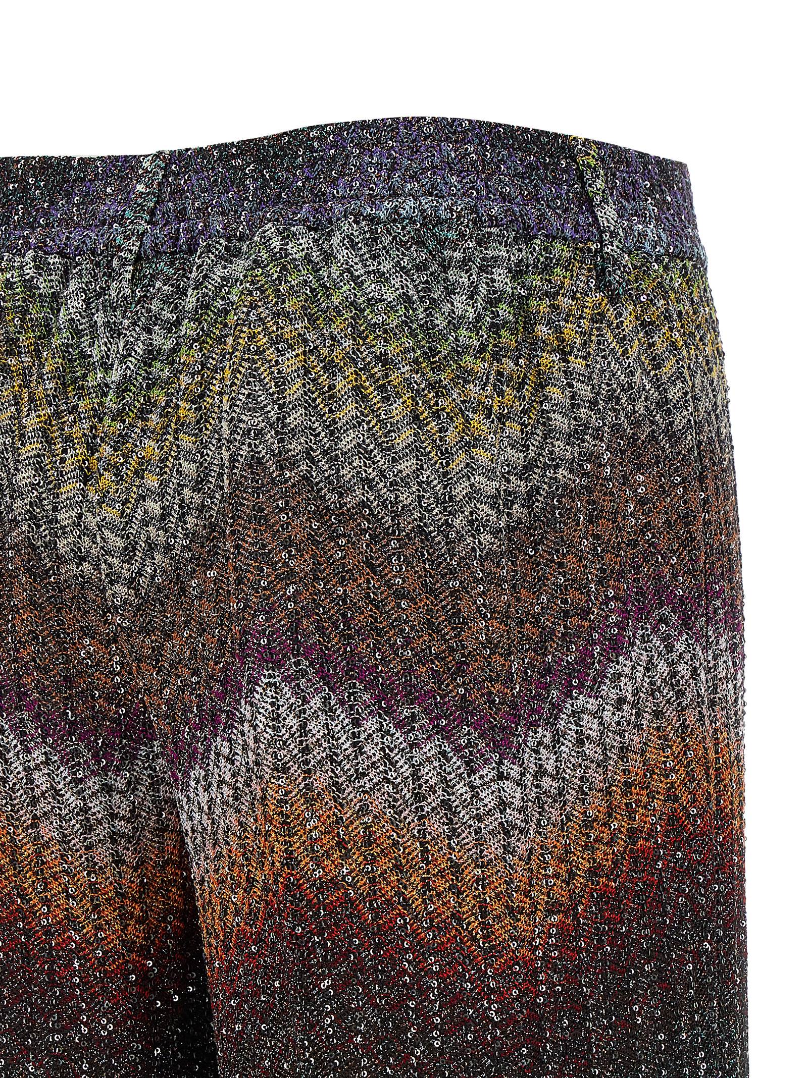 Missoni Multicolor Viscose Nylon Casual Pants