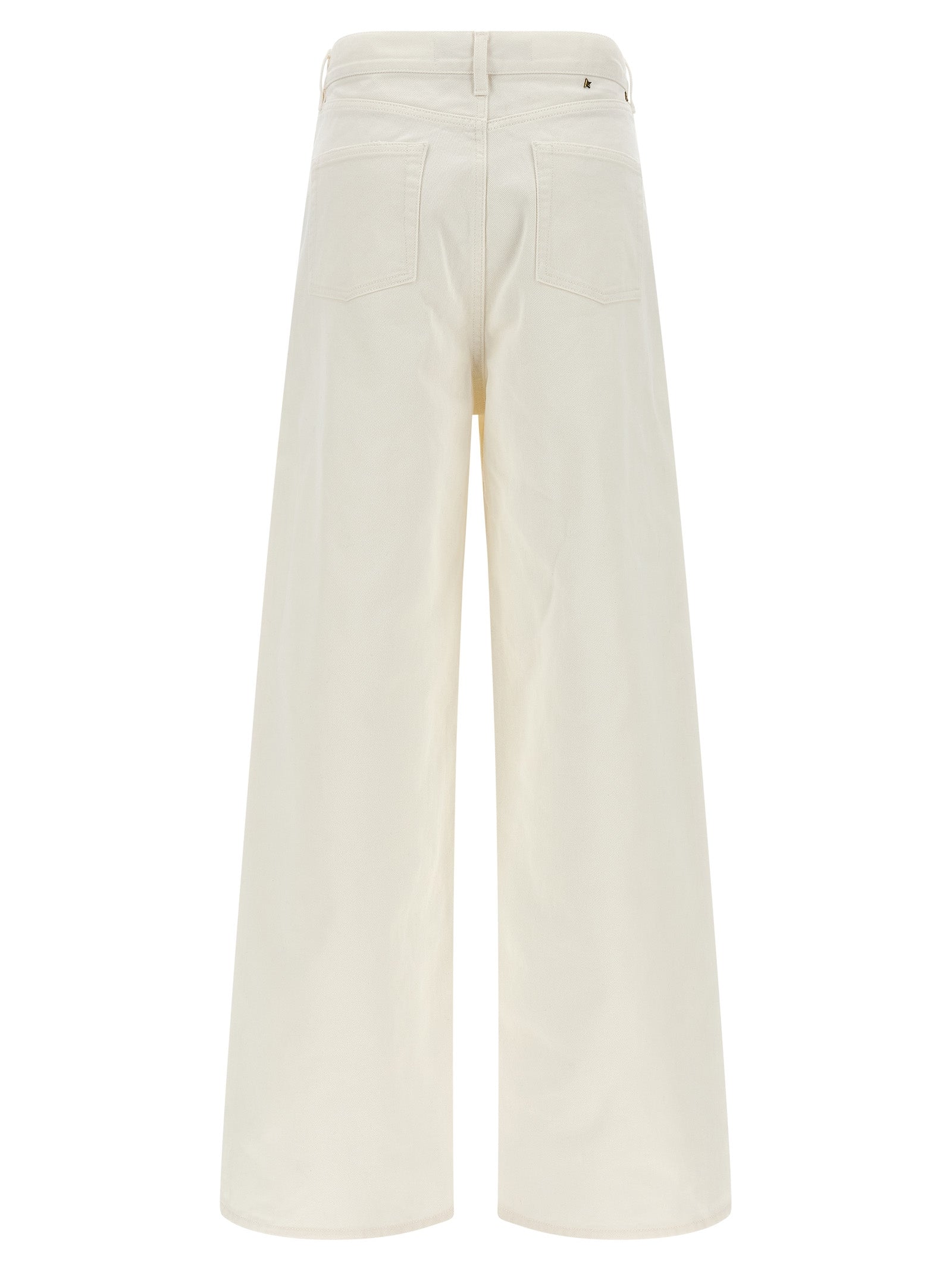 Golden Goose White Melody Boyfriend Cotton Jeans