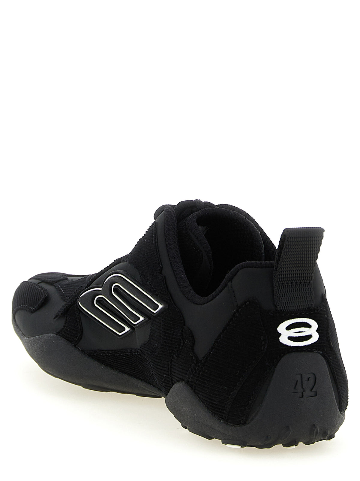 Balenciaga Black Polyester Athletic Sneakers