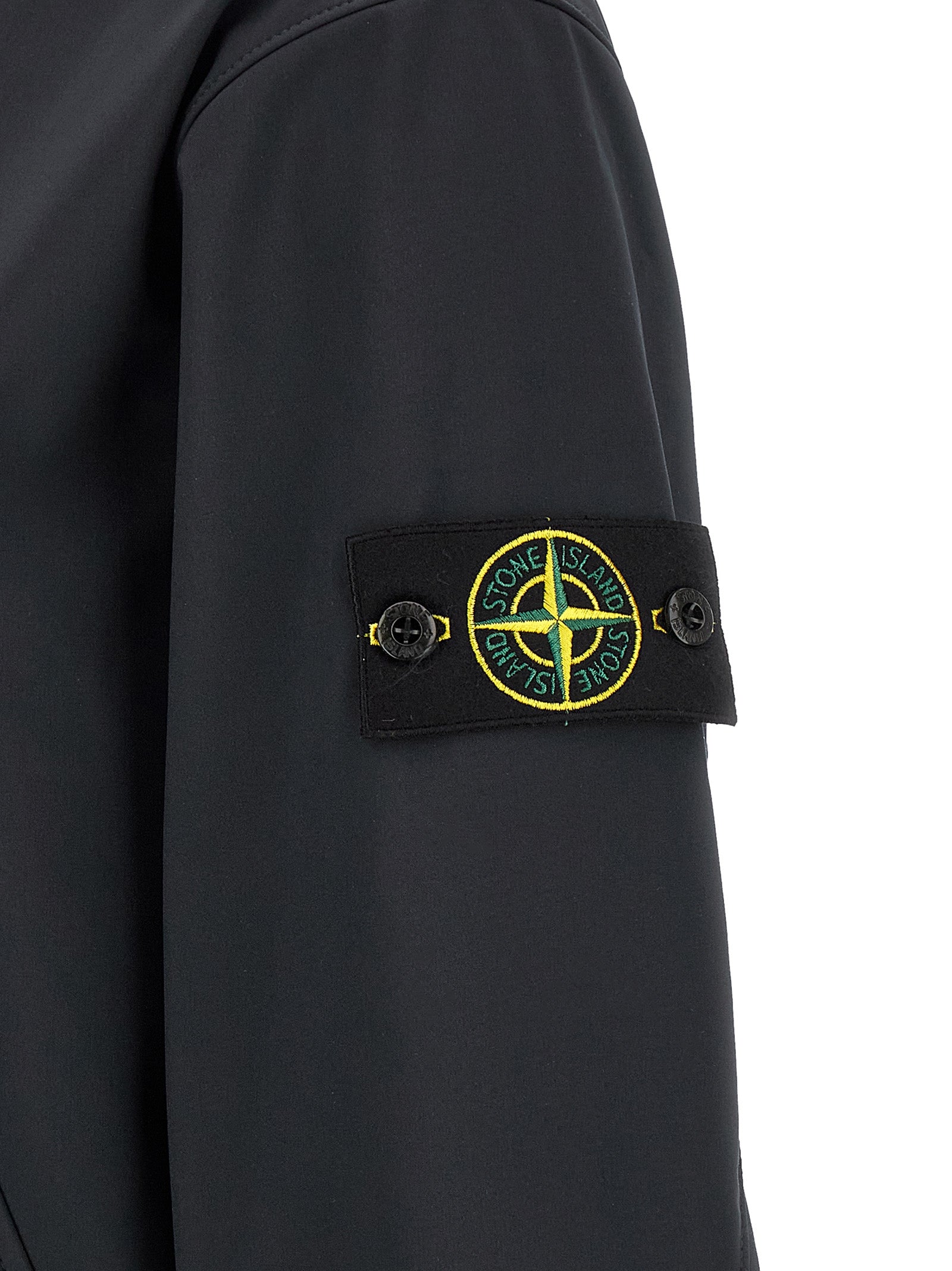 Stone Island Blue Shell Jacket Synthetic
