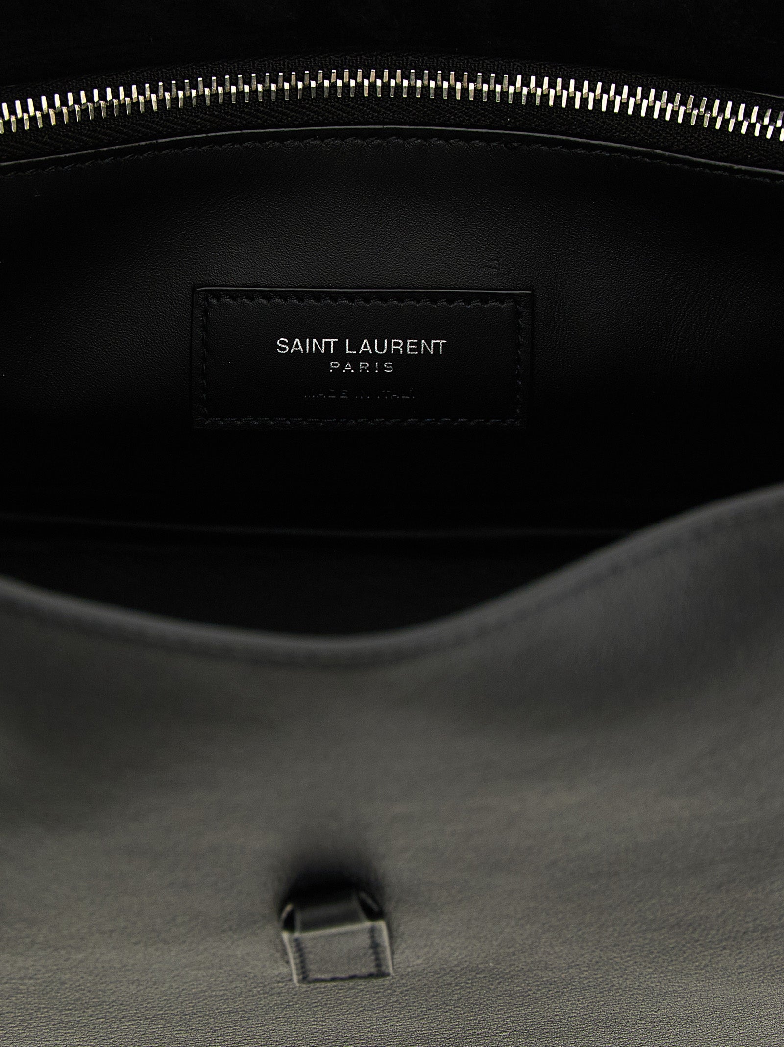 Saint Laurent Black Le 5 à 7 Shoulder Bag Leather