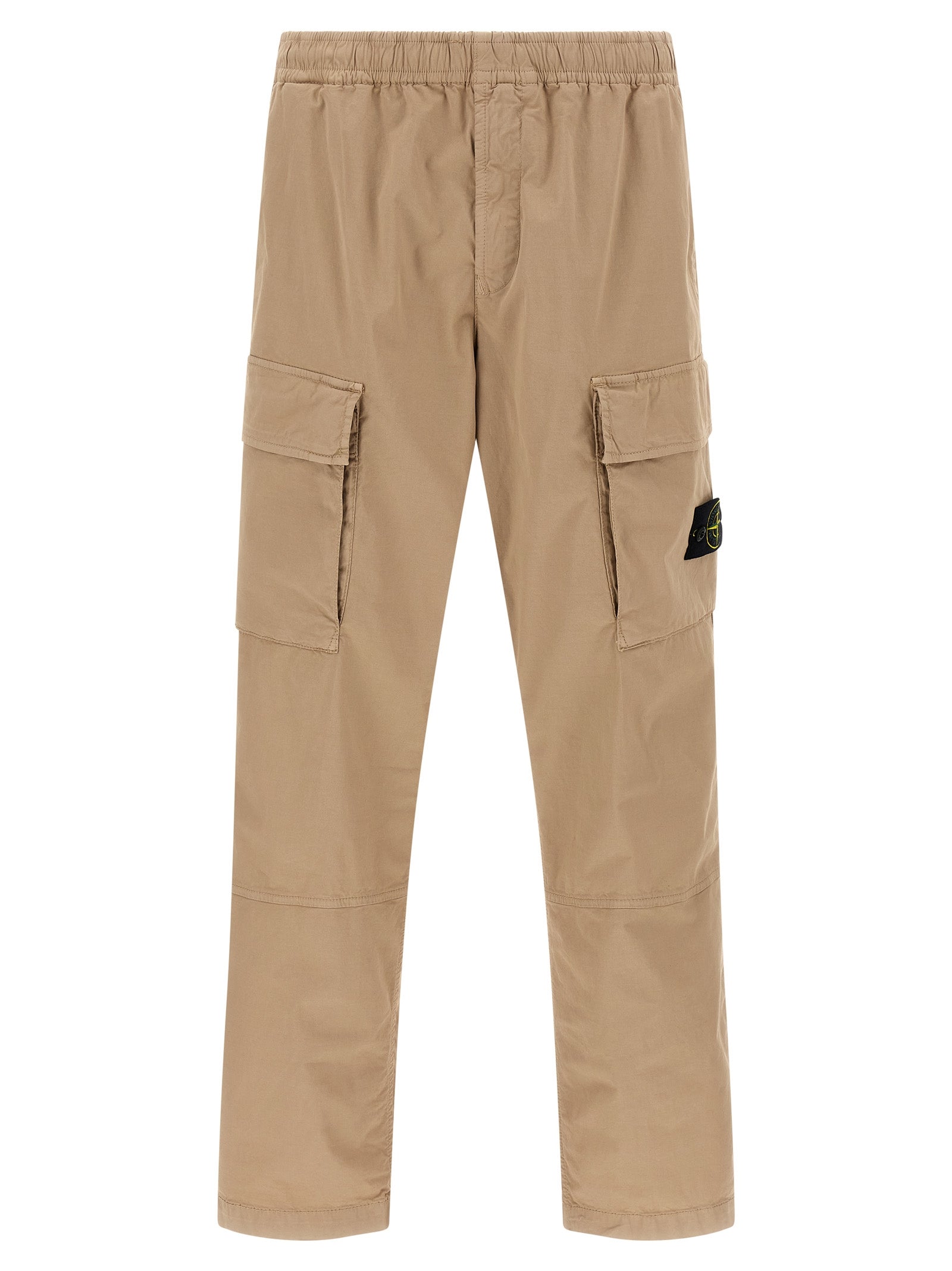 Stone Island Beige Organic Cotton Cargo Pants