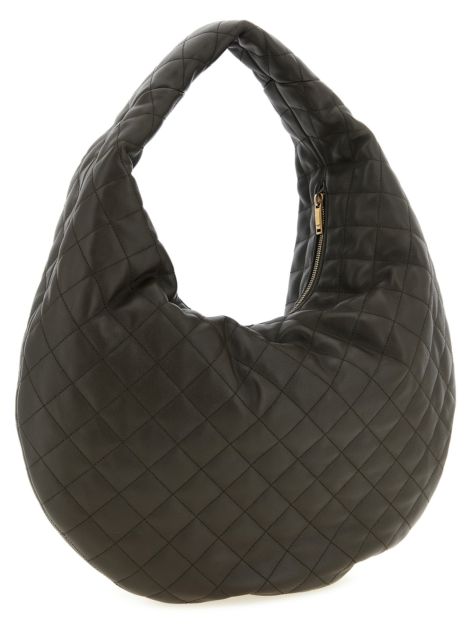 Saint Laurent Brown Hobo Icare Lambskin Shoulder Bag