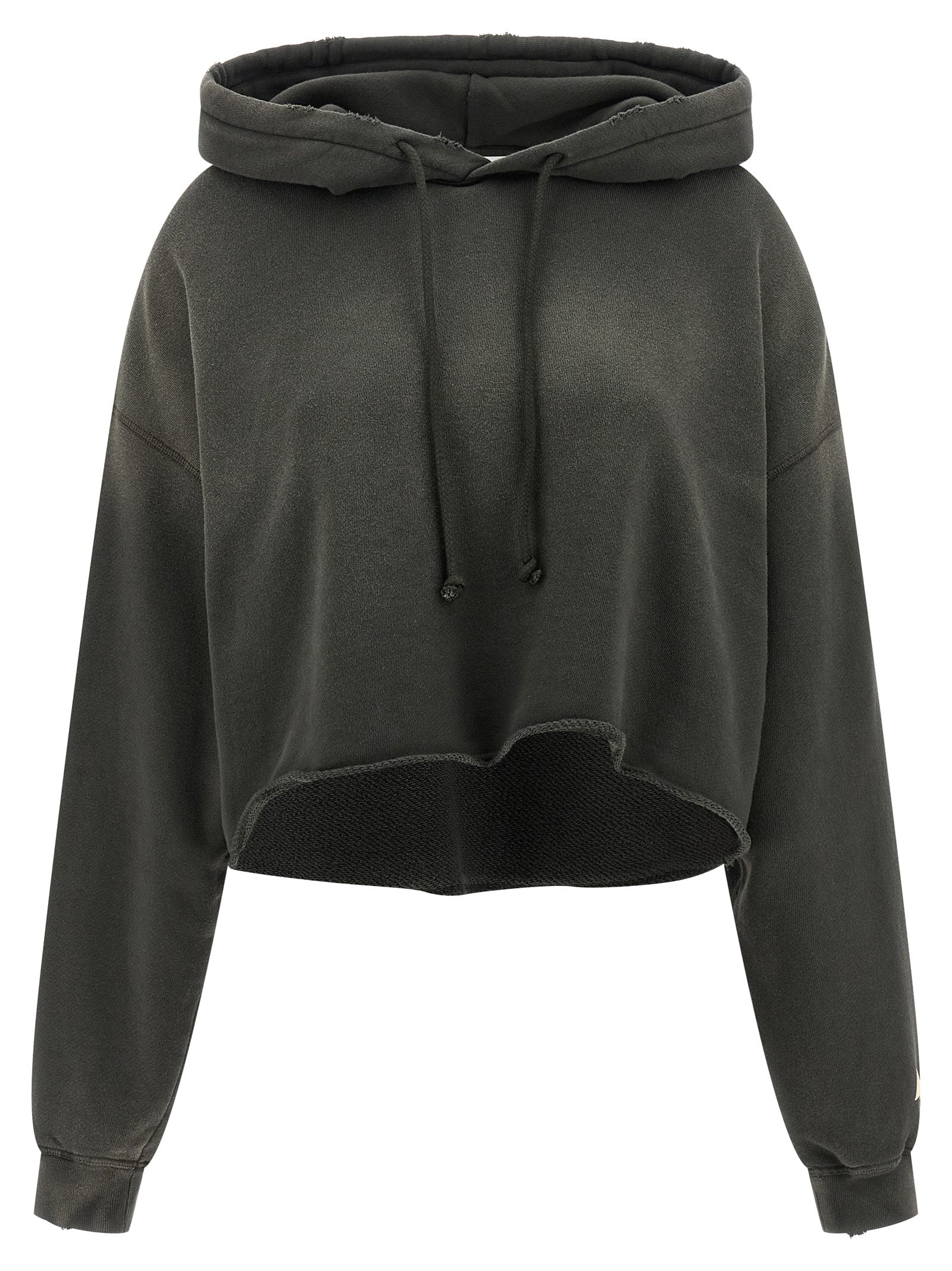 Sweat à capuche Golden Goose en coton gris