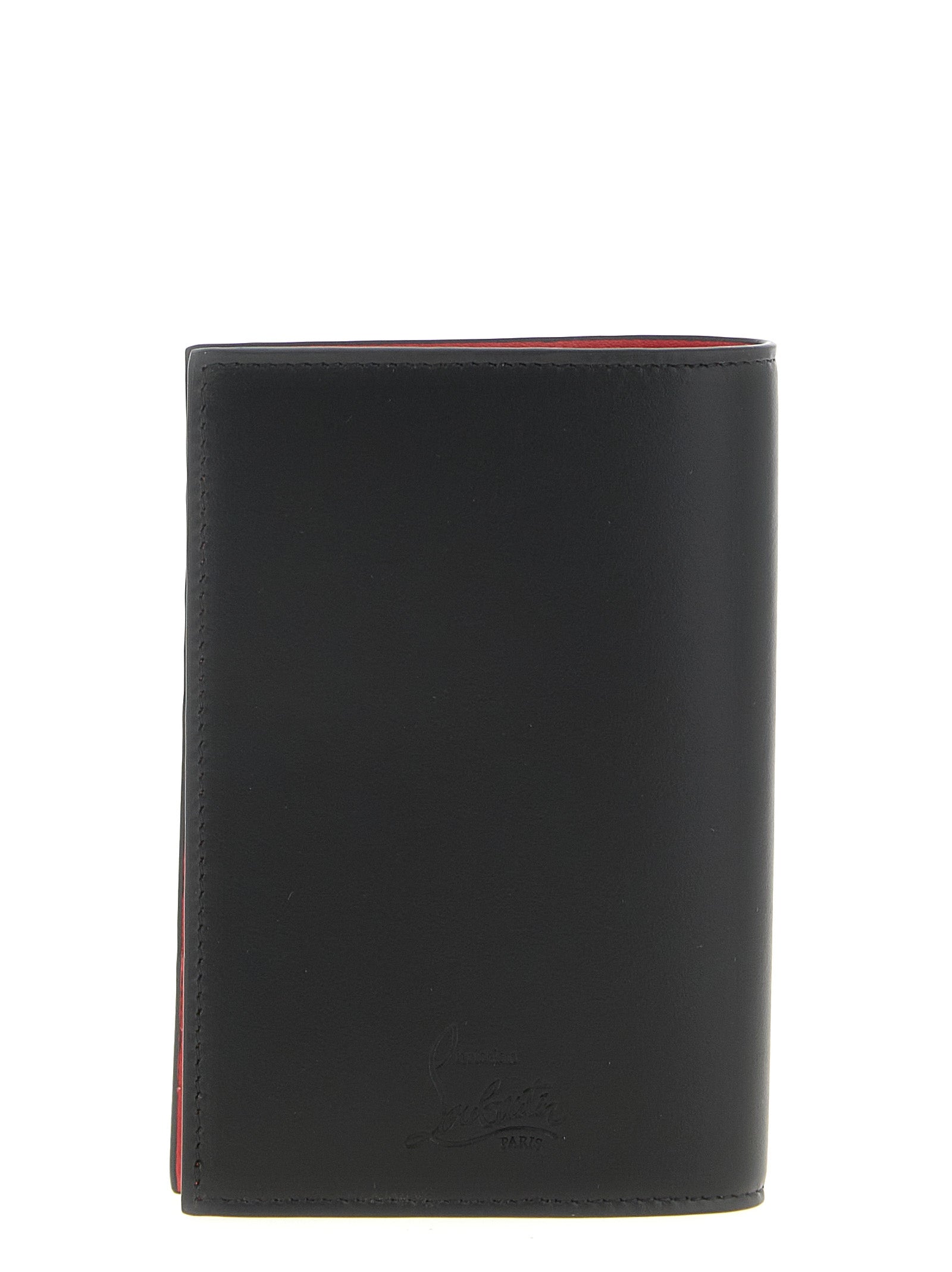 Christian Louboutin Black Mooncrest Wallet Calf Leather