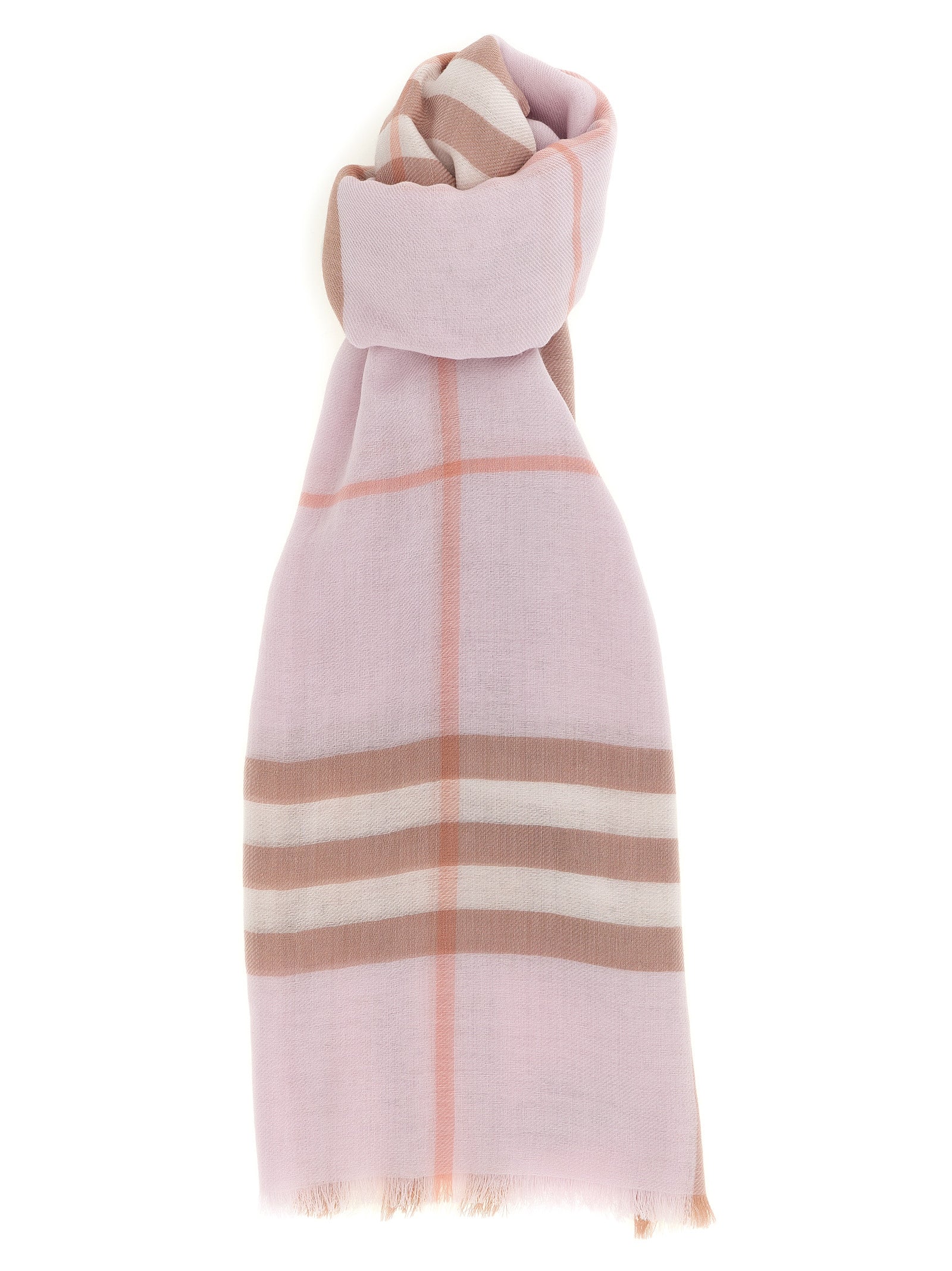 Burberry Pink Giant Wool Scarf