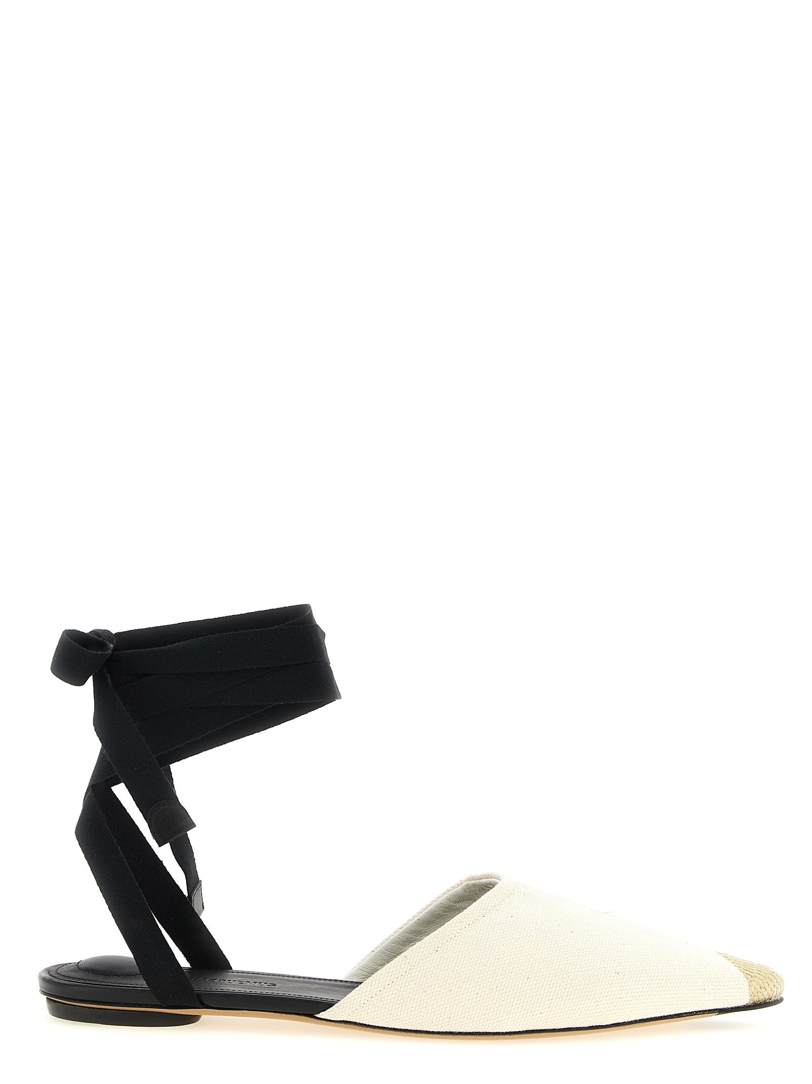 Jacquemus Beige Les Sandales Espadrilles Leather