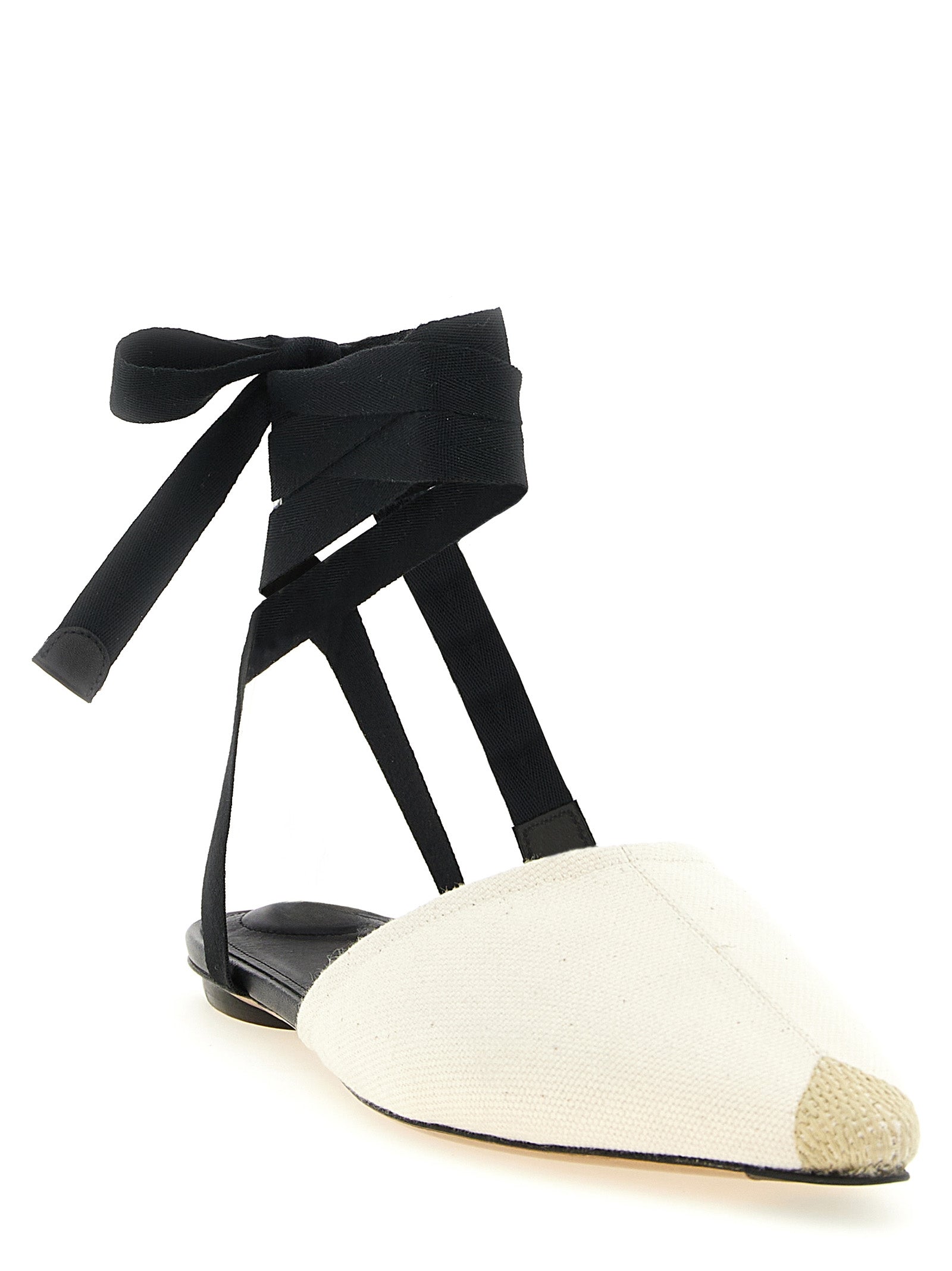 Jacquemus Beige Les Sandales Espadrilles Leather