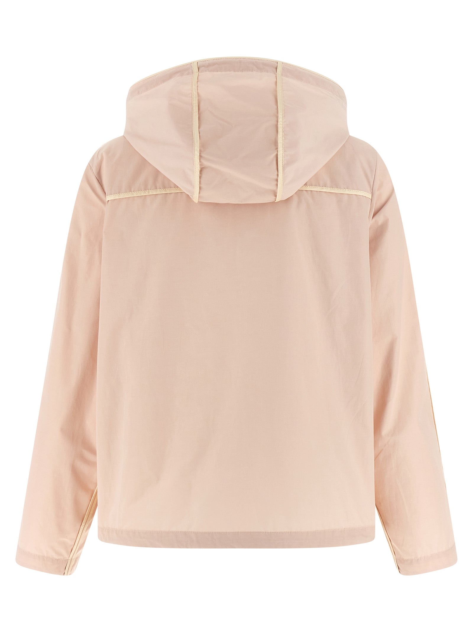 Moncler Pink Sarracenia Shell Jacket Polyester Cotton