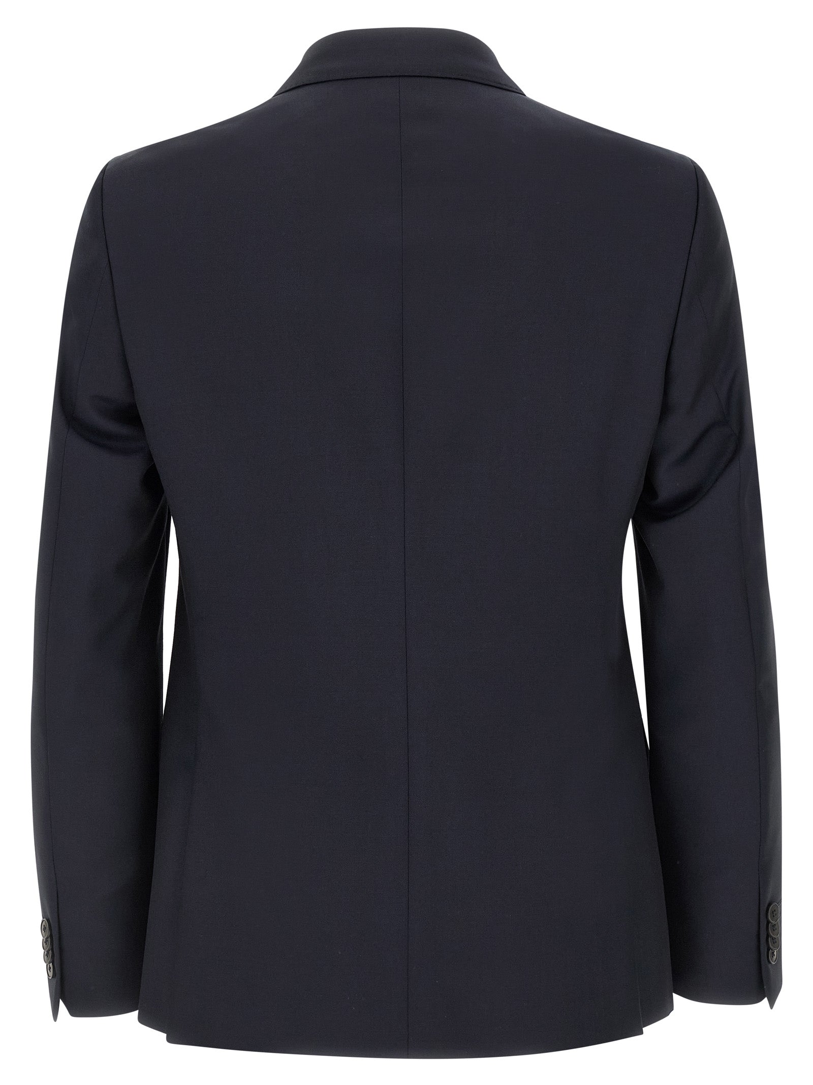 Zegna Blue Wool Mohair Two-Piece Suit