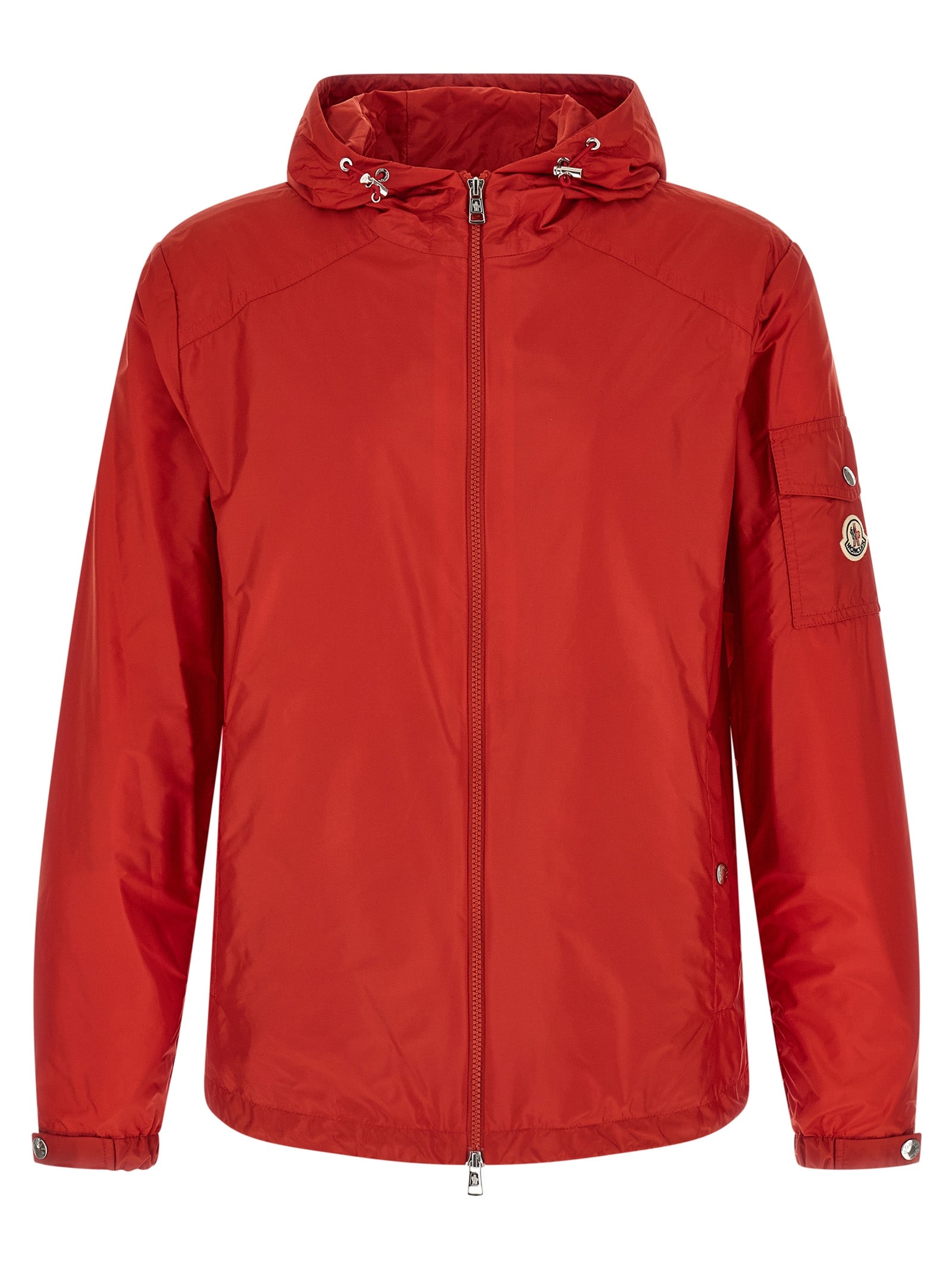 Moncler Red Etiache Nylon Shell Jacket