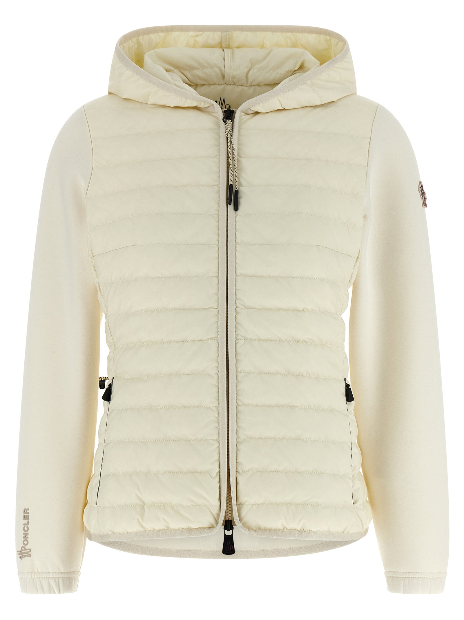 Moncler Grenoble White Nylon Sweatshirt