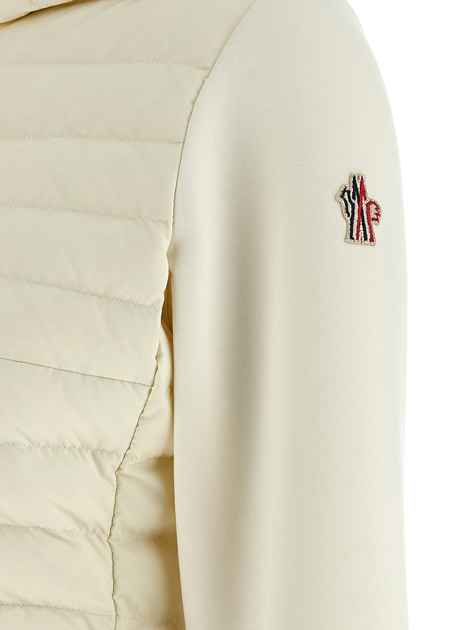 Moncler Grenoble White Nylon Sweatshirt