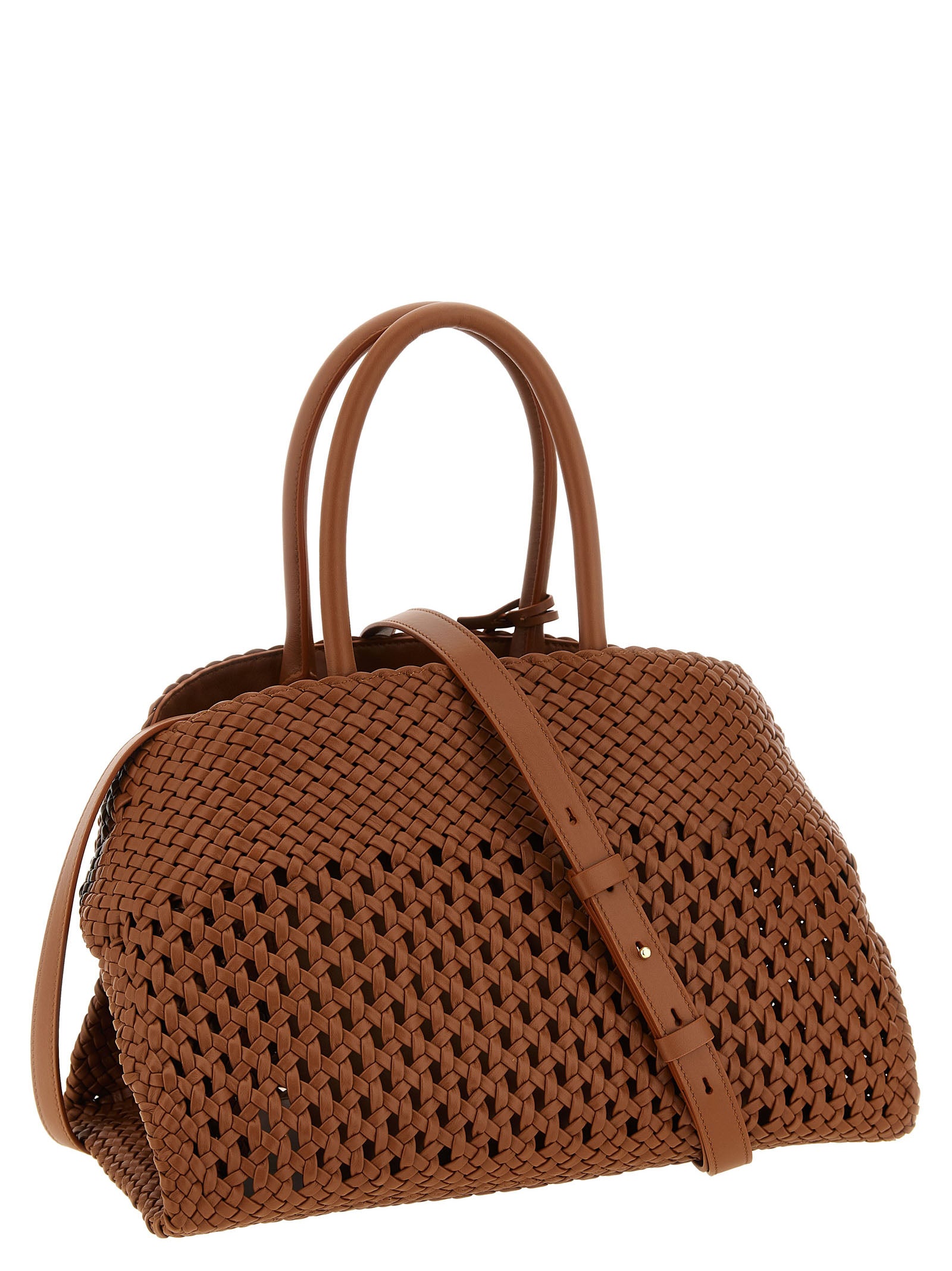 Ferragamo Brown Hug Th S Handbag Calf Leather
