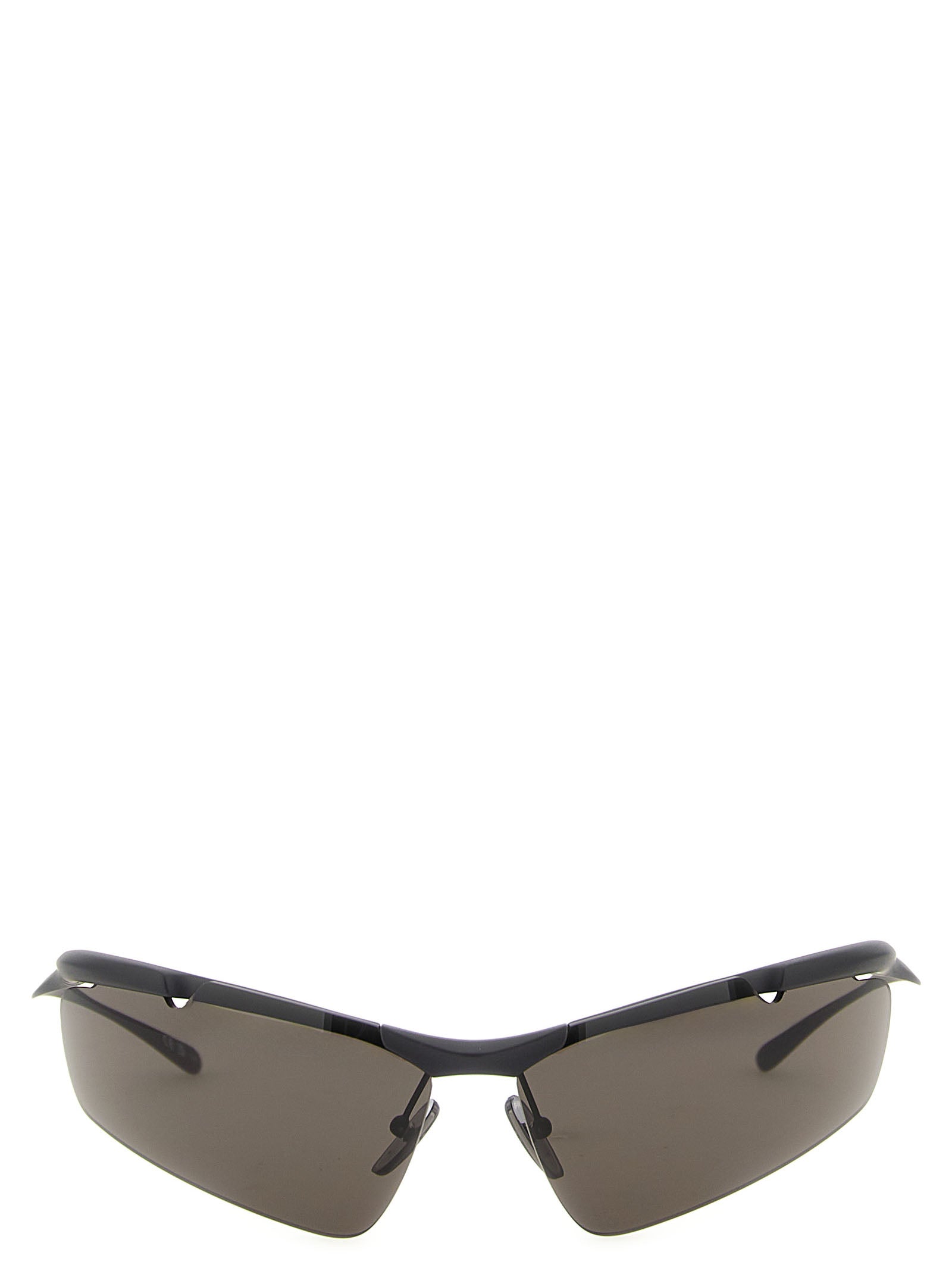 Balenciaga Black Boomerang Nylon Sunglasses