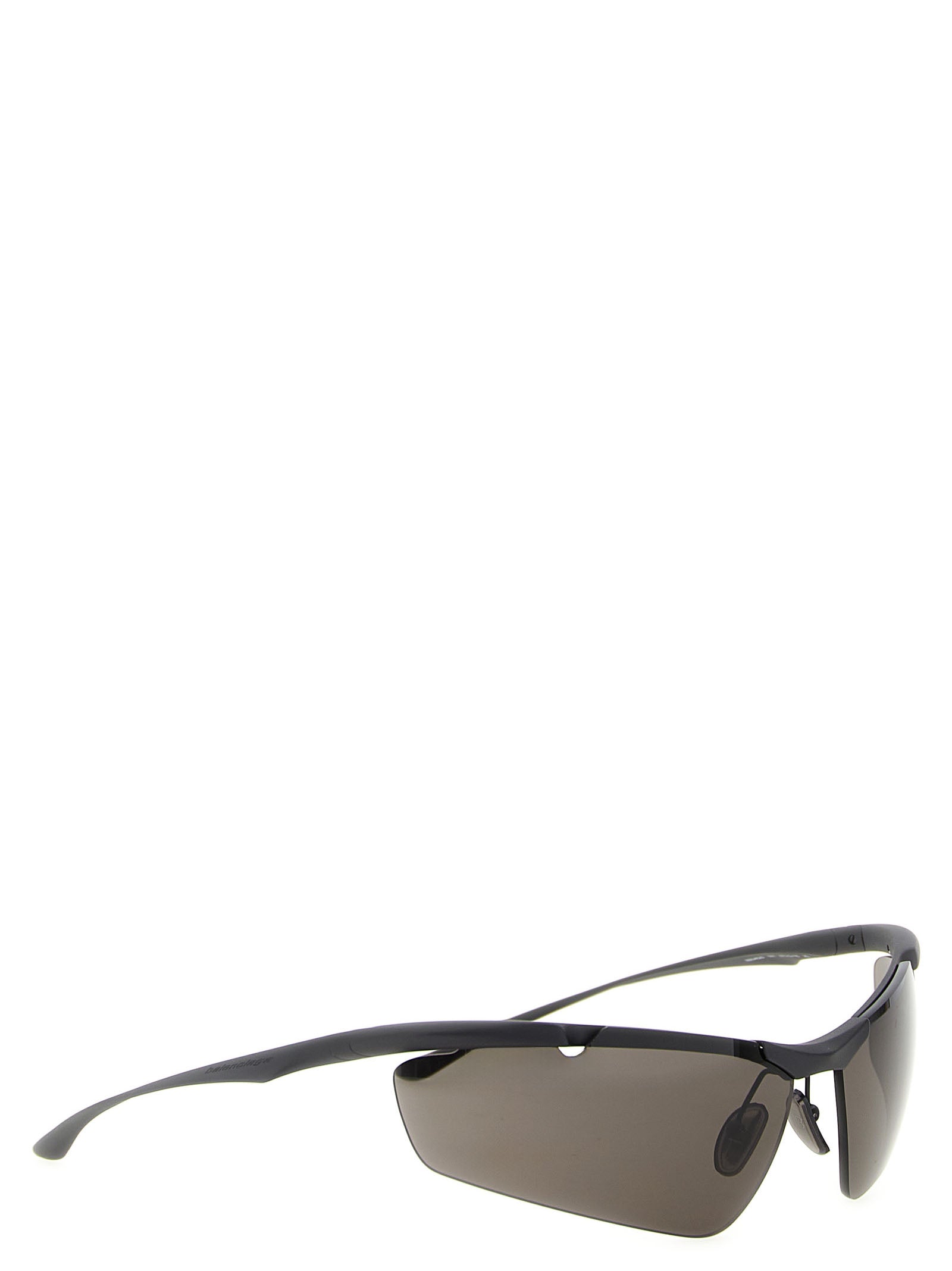 Balenciaga Black Boomerang Nylon Sunglasses