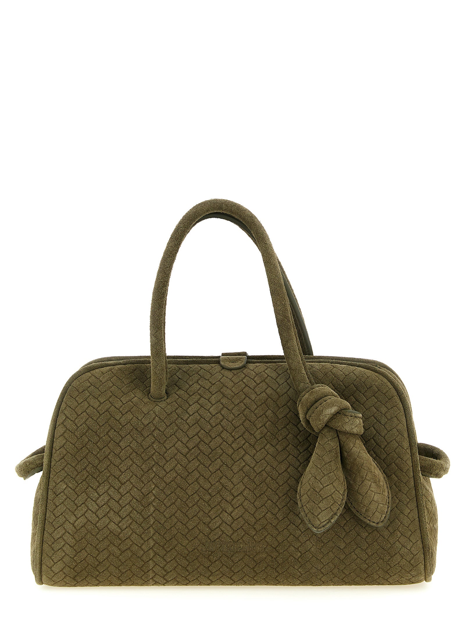 Jacquemus Green Le Petit Turismo Calf Leather Handbag