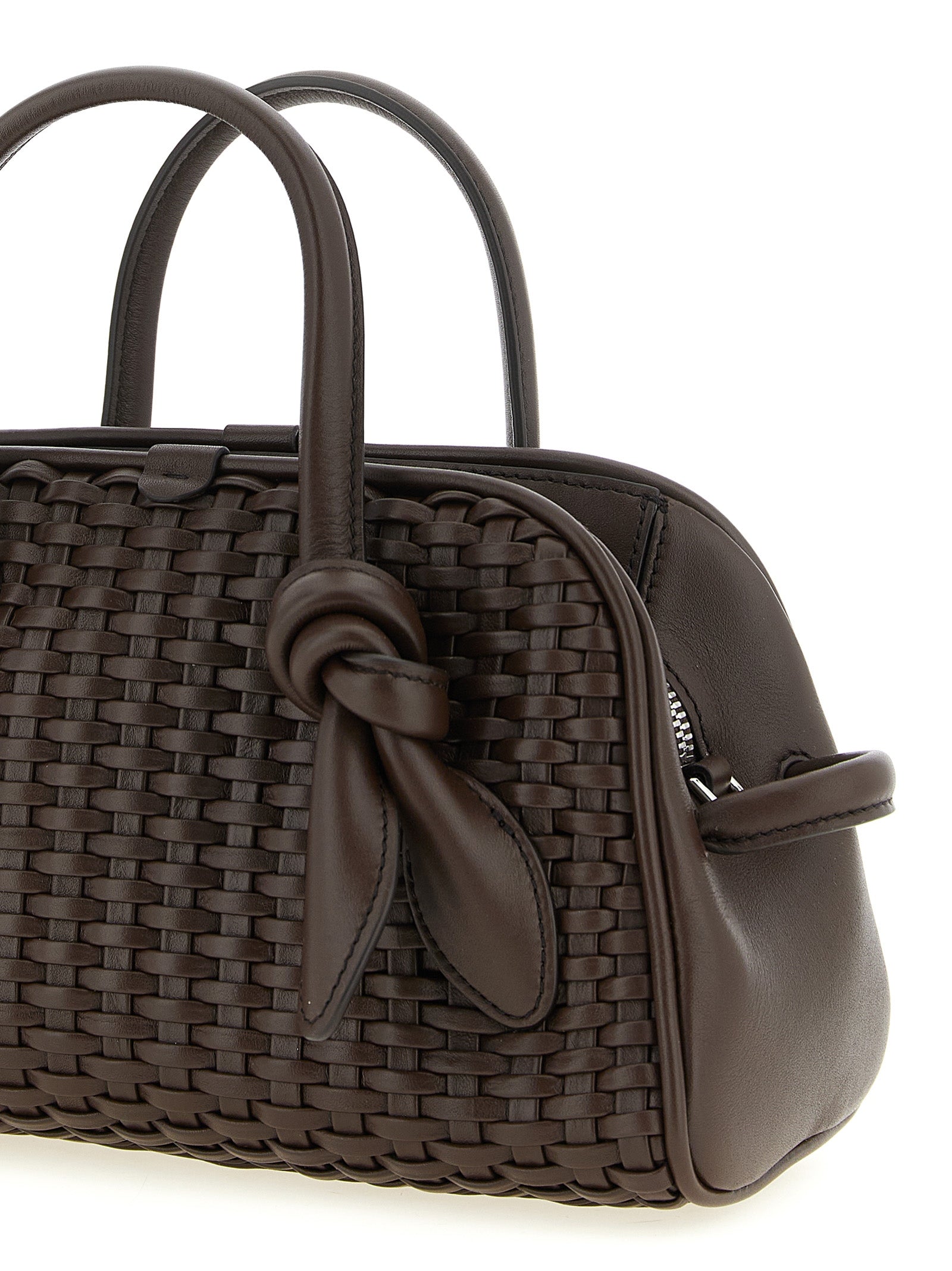 Jacquemus Brown Le Petit Turismo Cotton Handbag