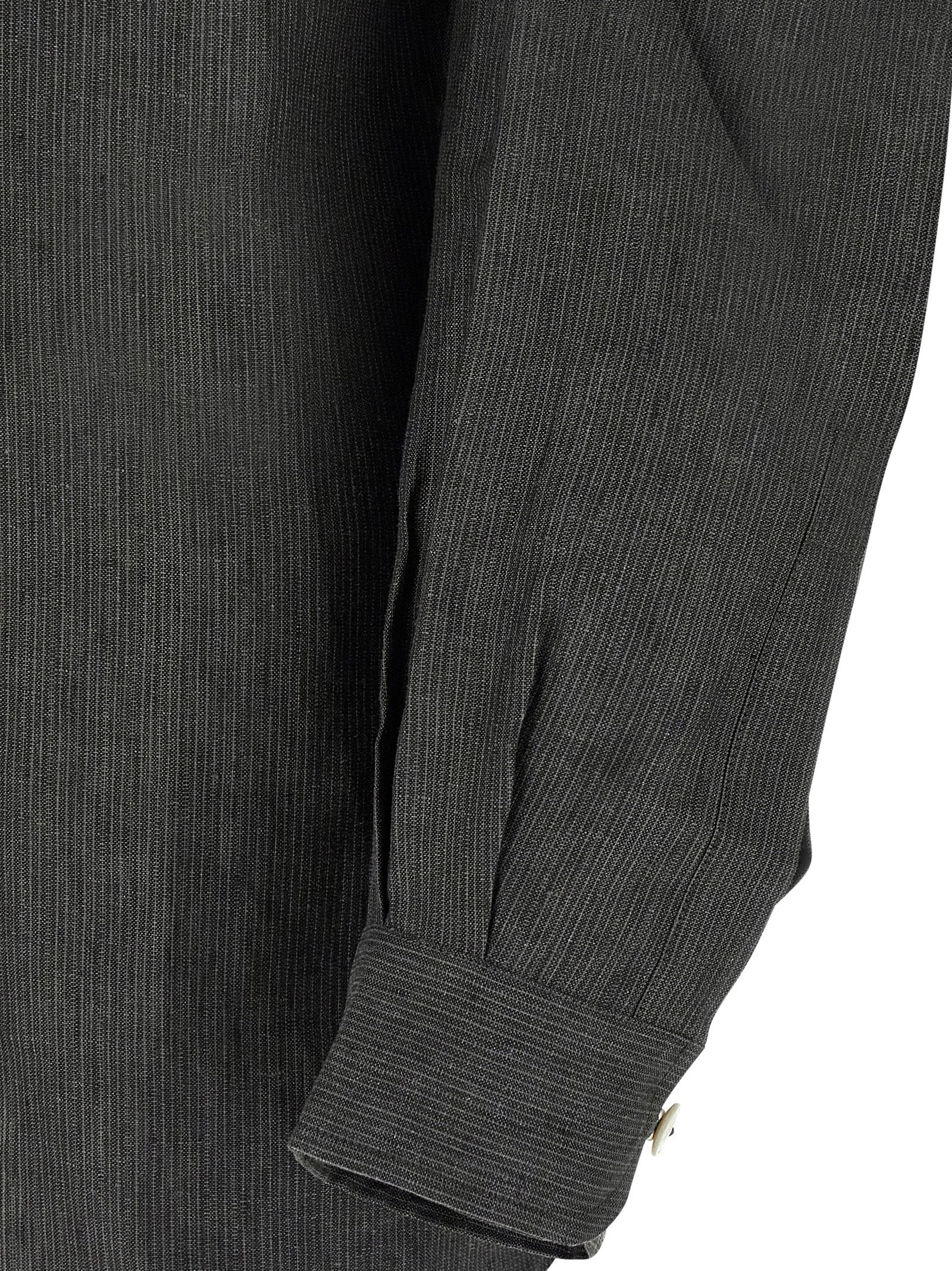 Jacquemus Gray La Chemise Pastro Linen Blouse