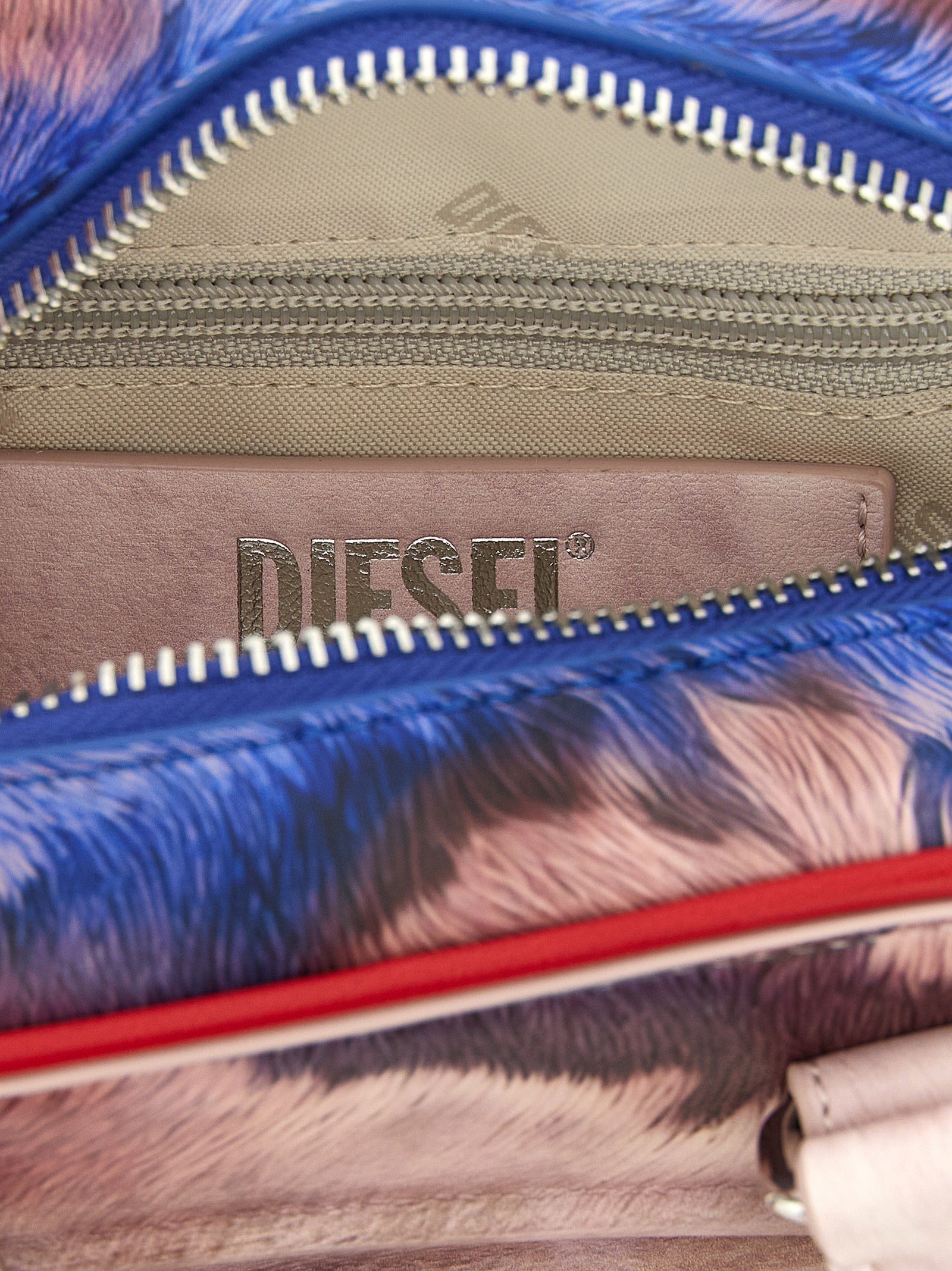 Diesel Multicolor 1DR Dome Synthetic Crossbody Bag