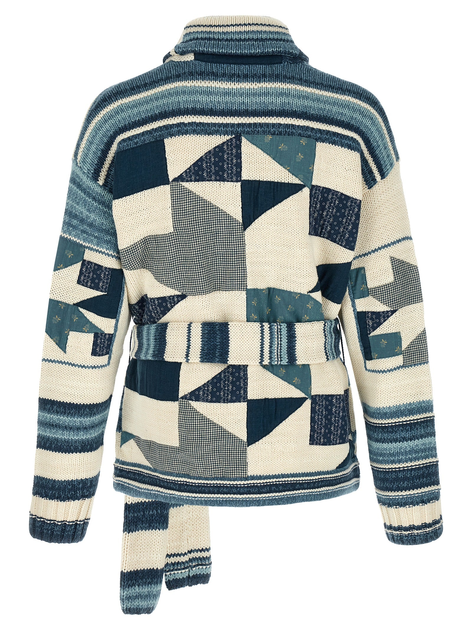 Polo Ralph Lauren Blue Cotton Linen Cardigan