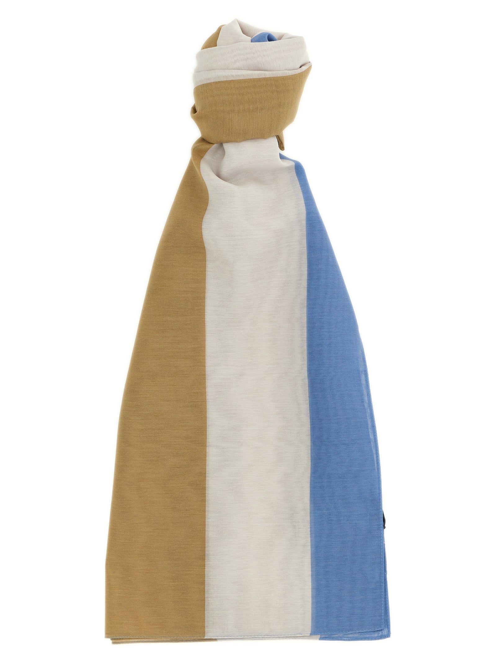 Saint Laurent Multicolor Cotton Silk Foulard