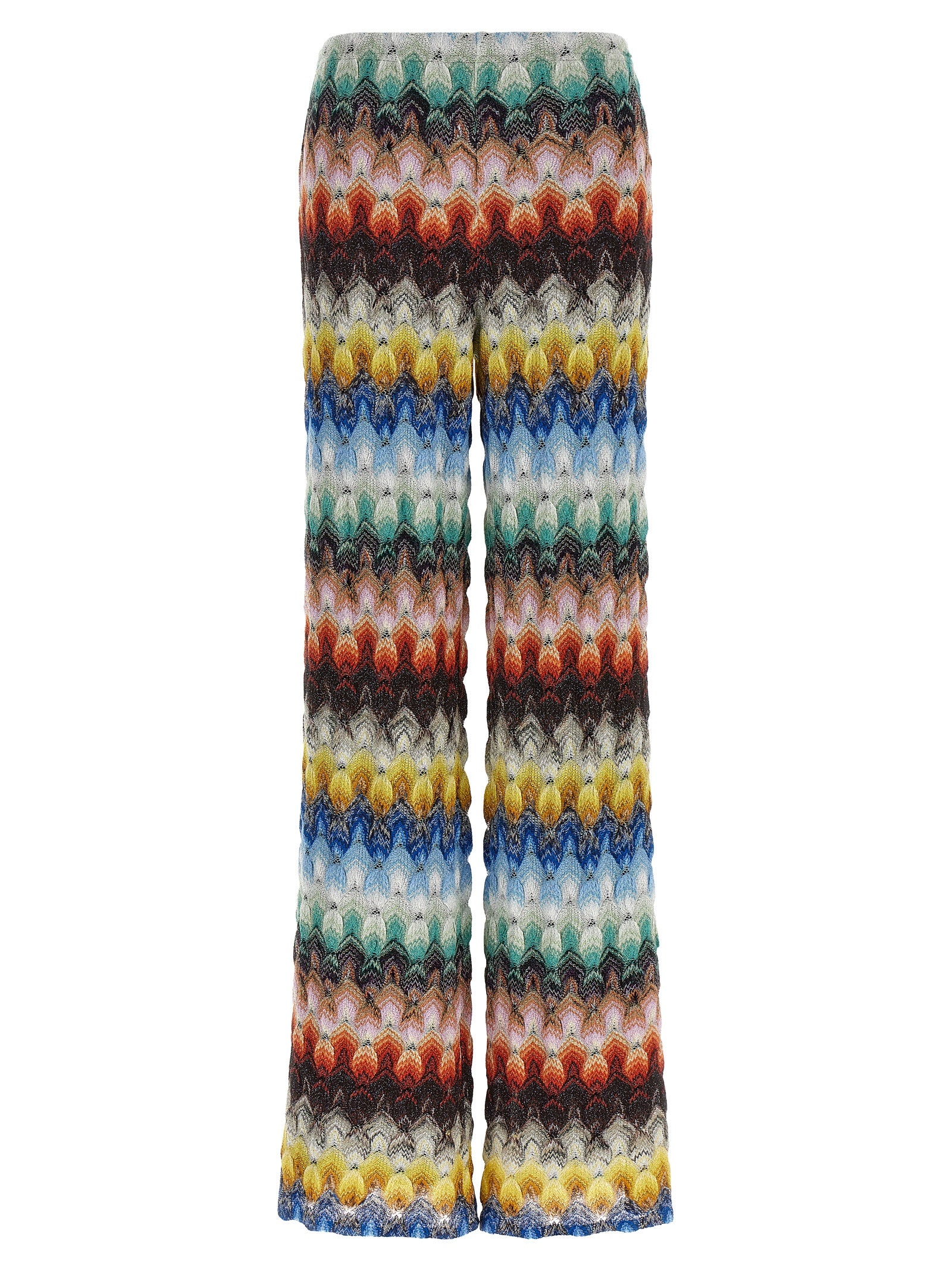 Missoni Multicolor Viscose Lamé Casual Pants