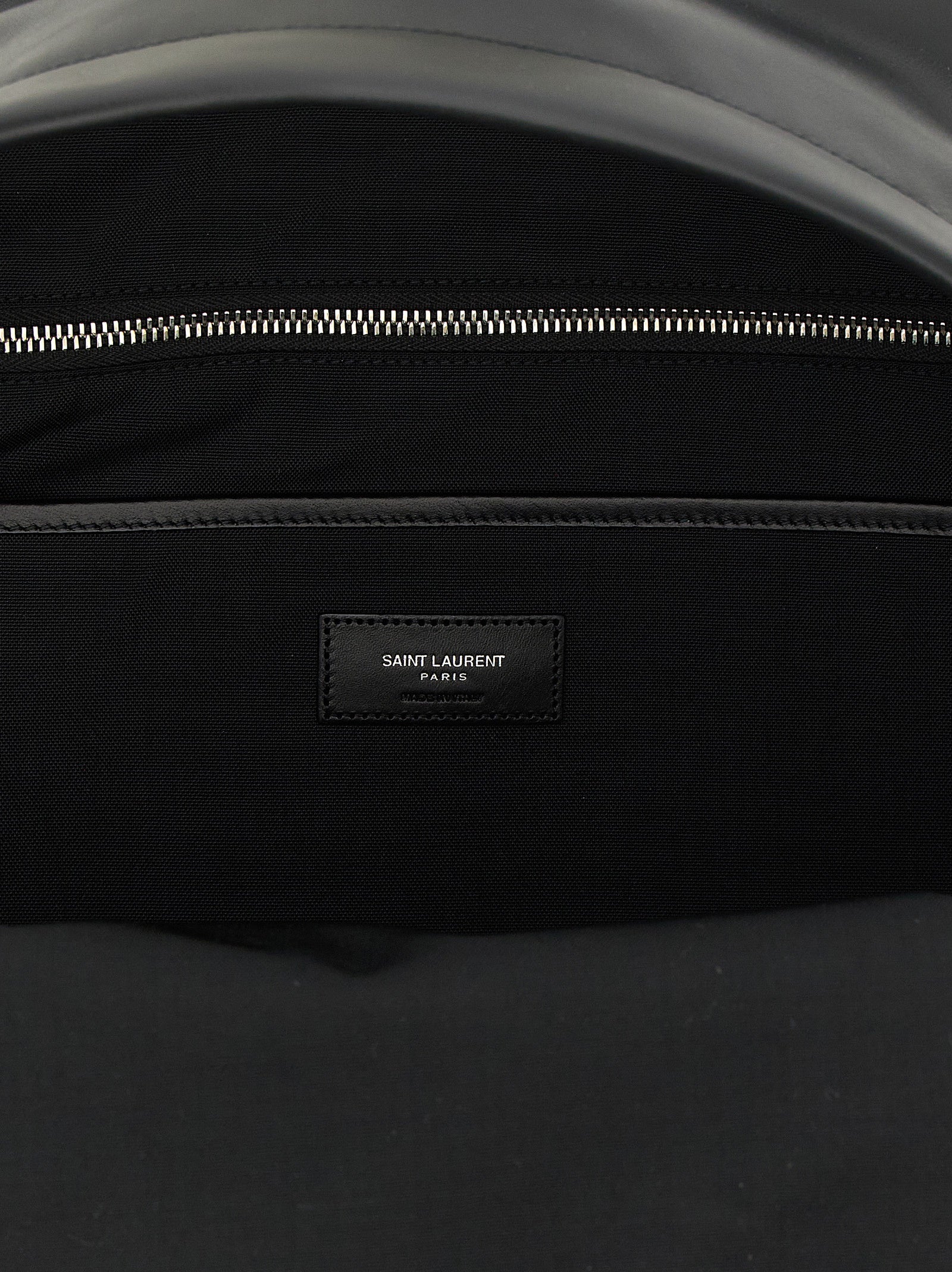 Saint Laurent Black City Backpack Calf Leather