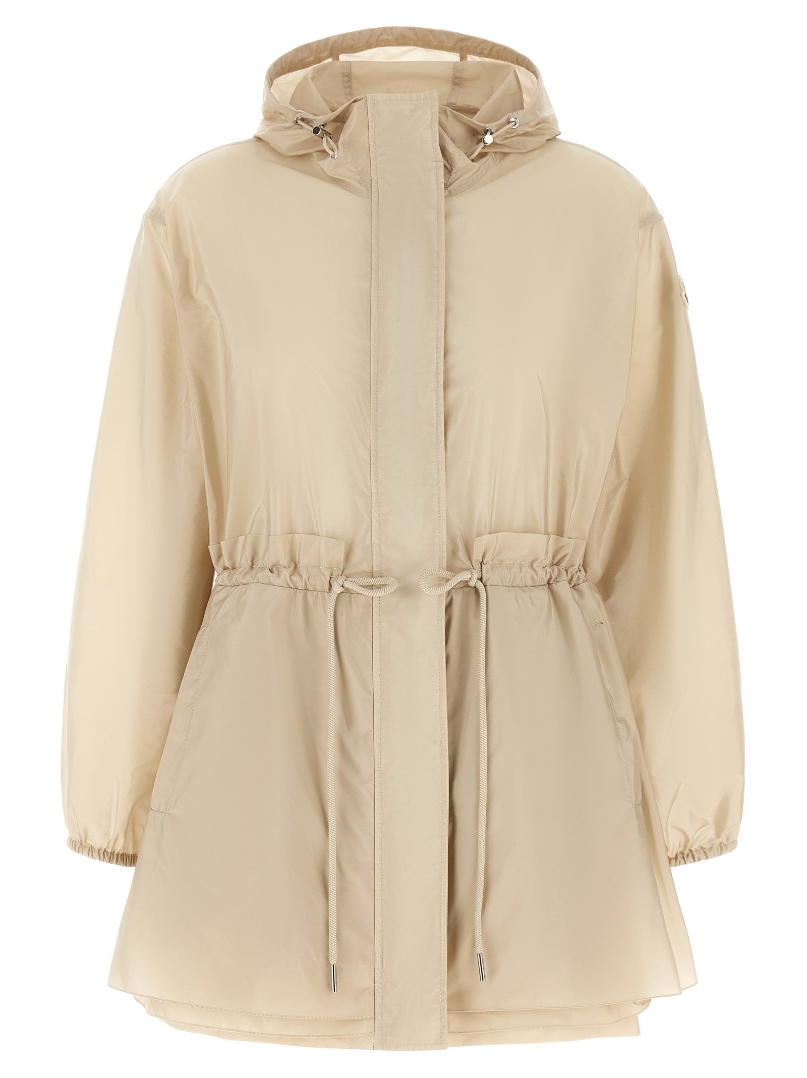 Moncler Beige Weteau Nylon Shell Jacket