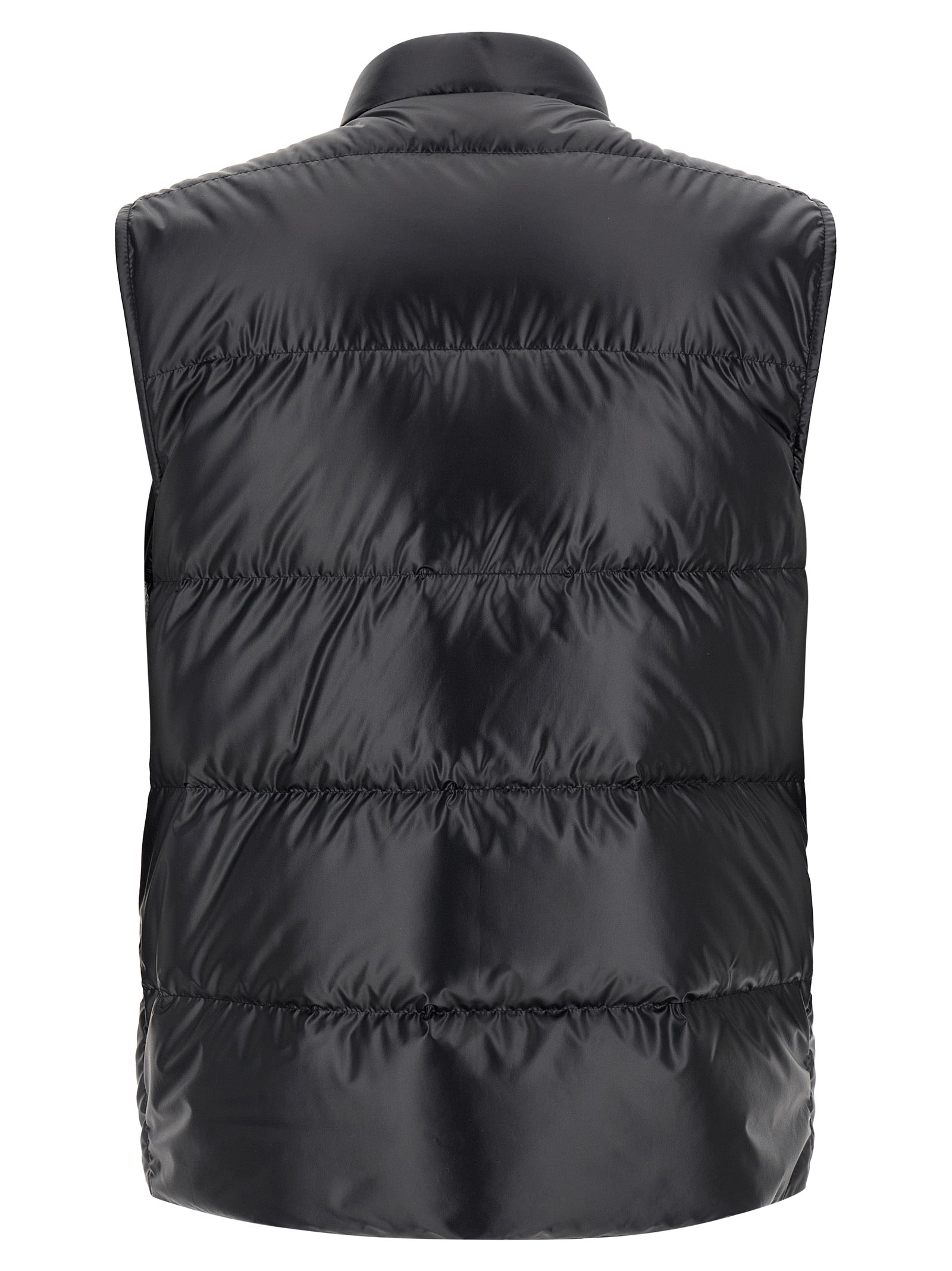 Moncler Blue Restigo Sleeveless Jacket Polyester