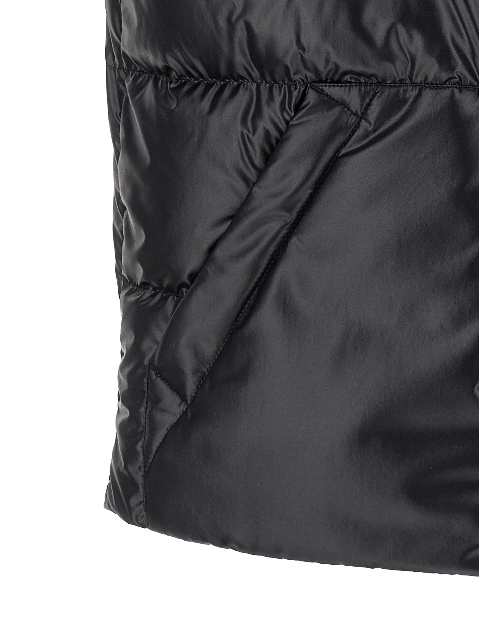 Moncler Blue Restigo Sleeveless Jacket Polyester