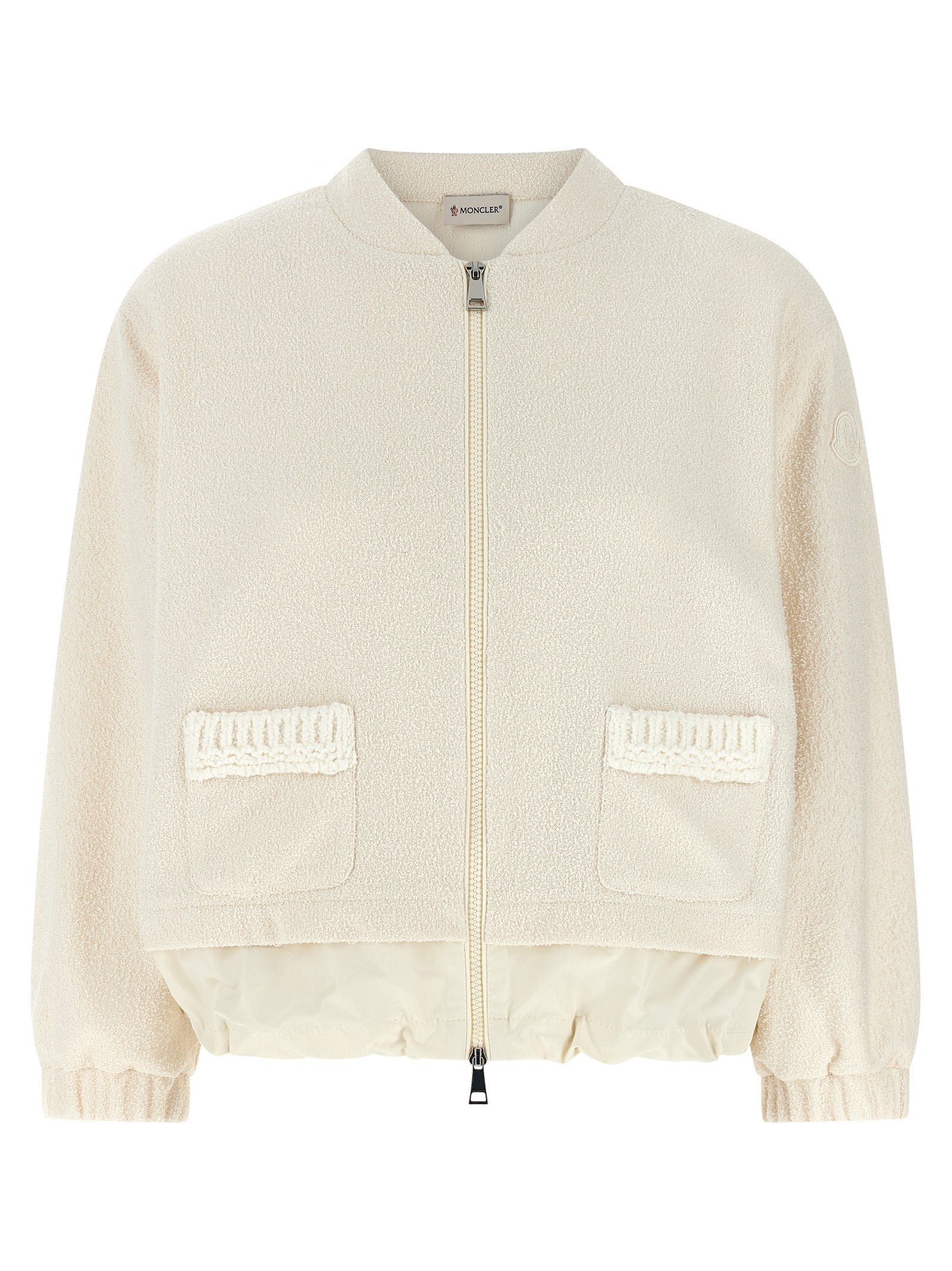 Moncler White Cardigan Synthetic