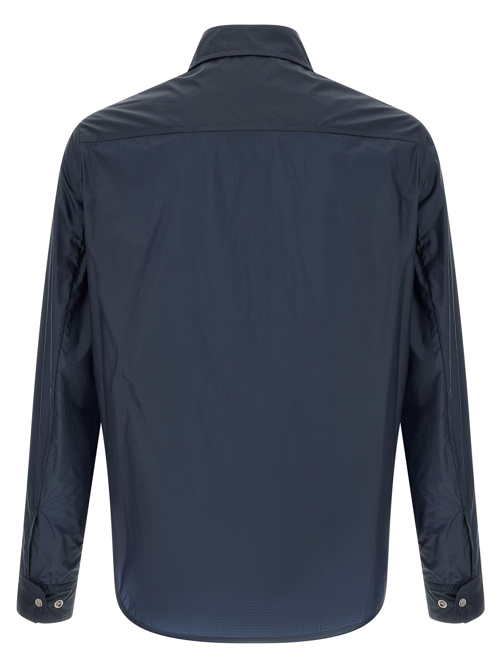 Moncler Blue Nylon Blouse
