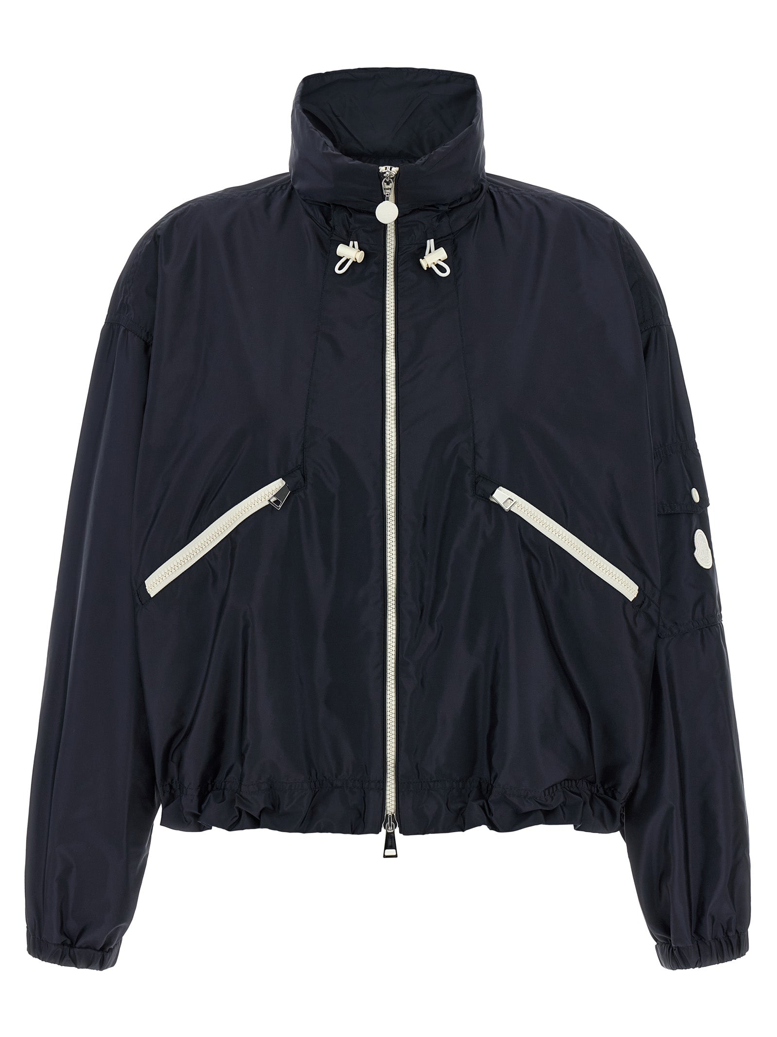 Moncler Blue Marmacy Nylon Shell Jacket