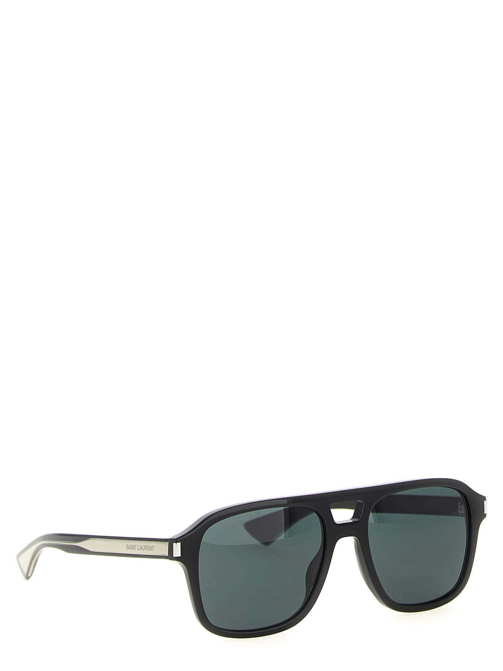 Lunettes de soleil Saint Laurent noires en acétate