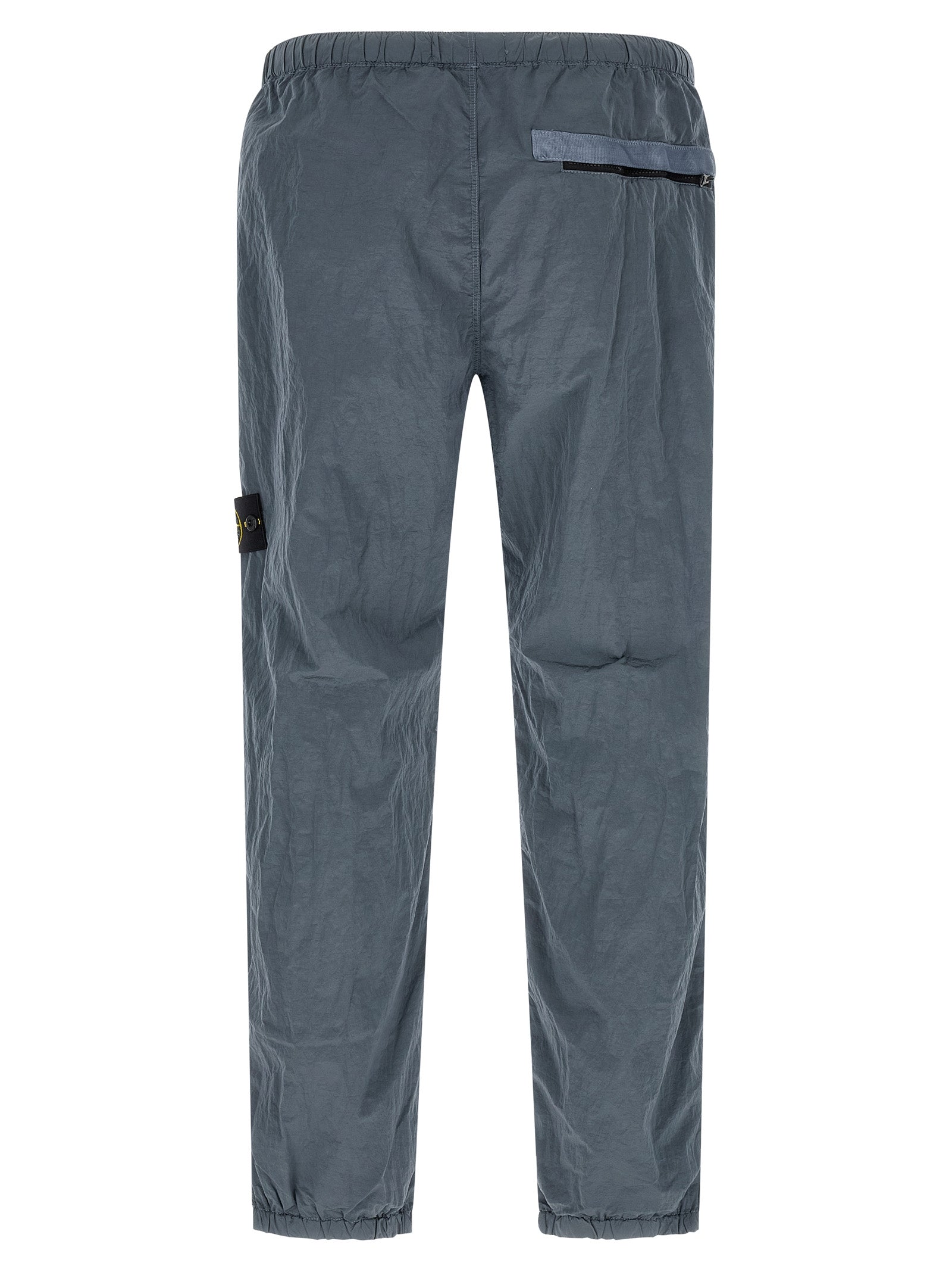 Stone Island Blue Nylon Joggers