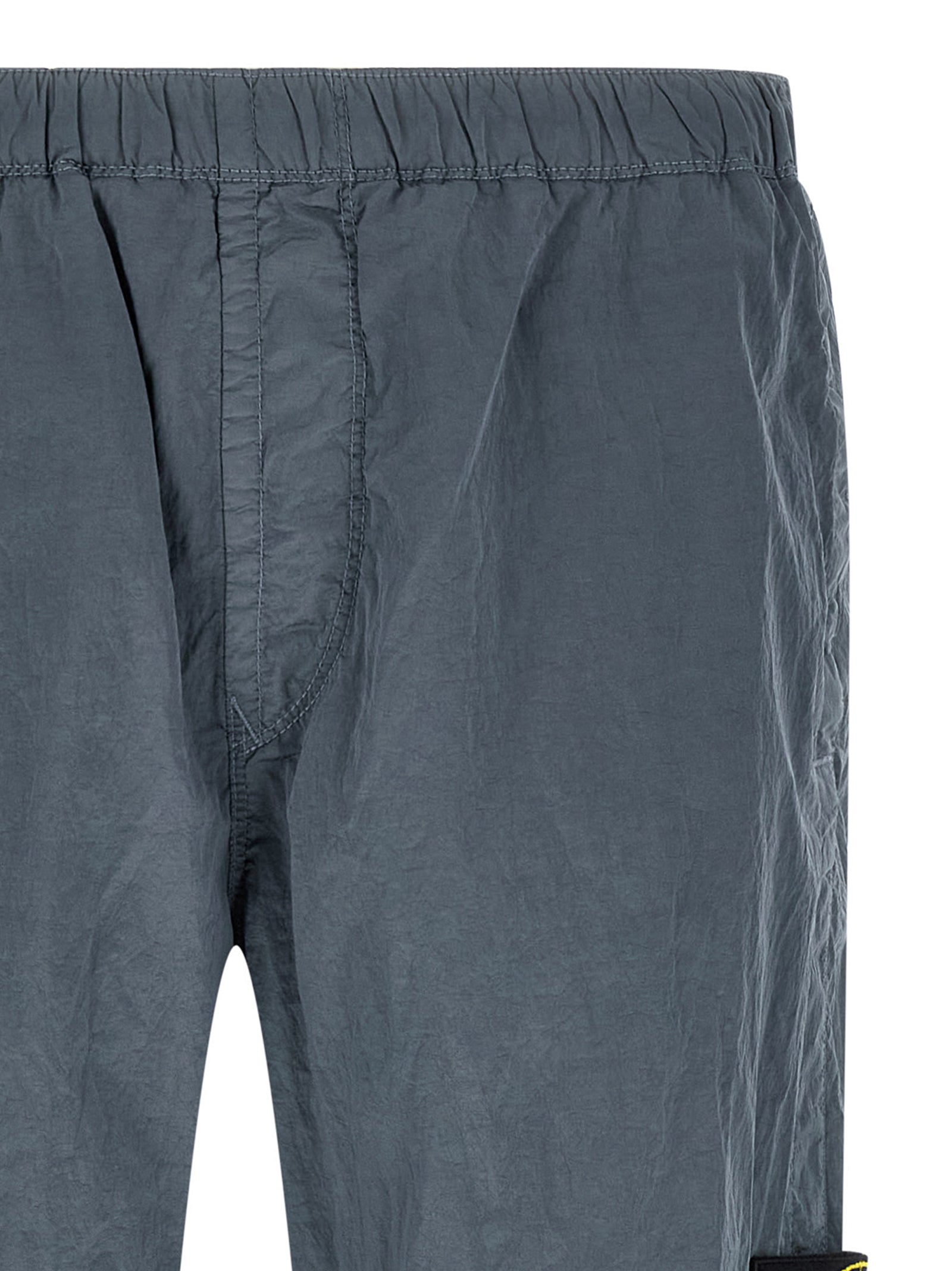 Stone Island Blue Nylon Joggers