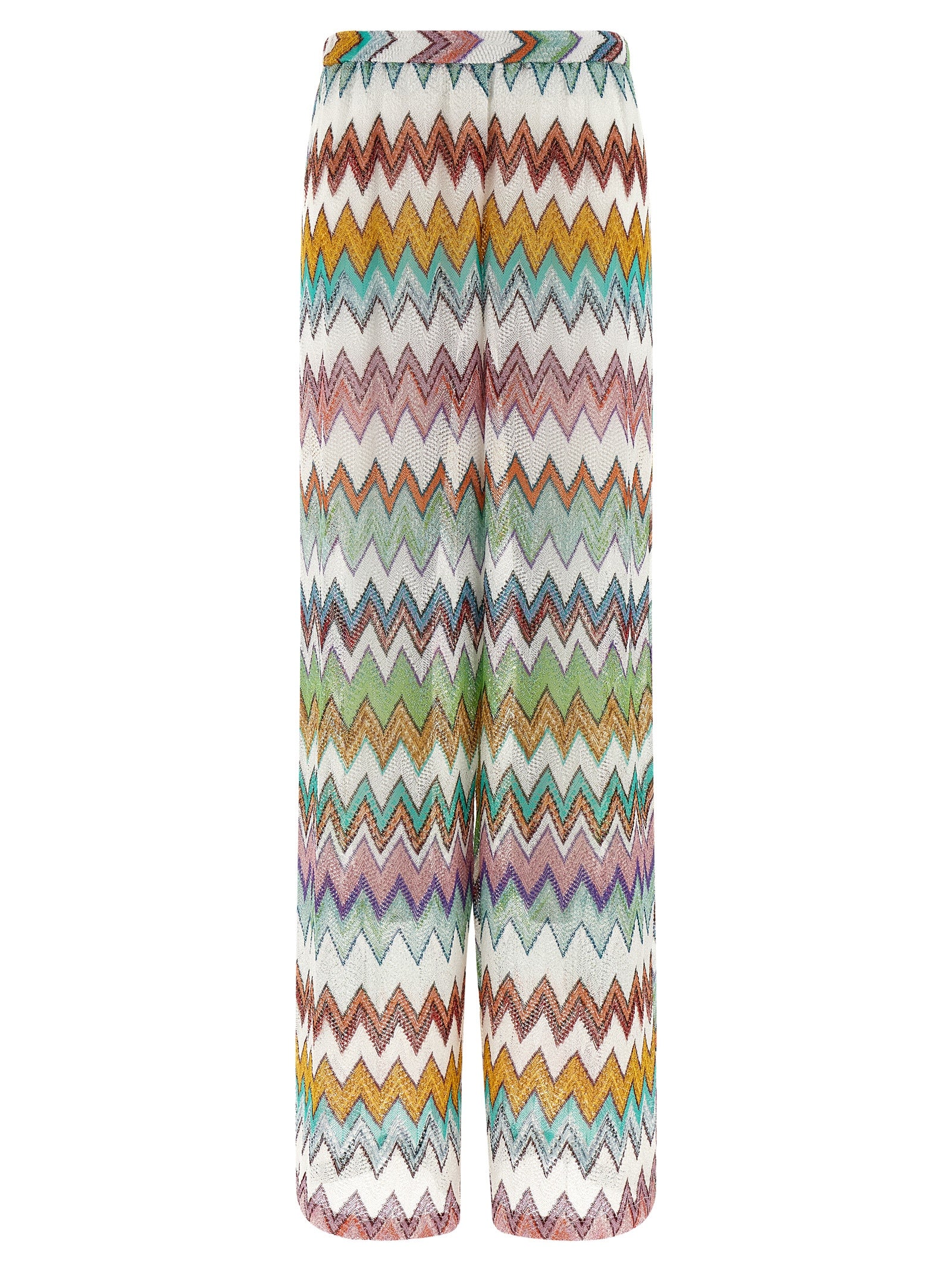 Missoni Multicolor Viscose Metal Flared Pants