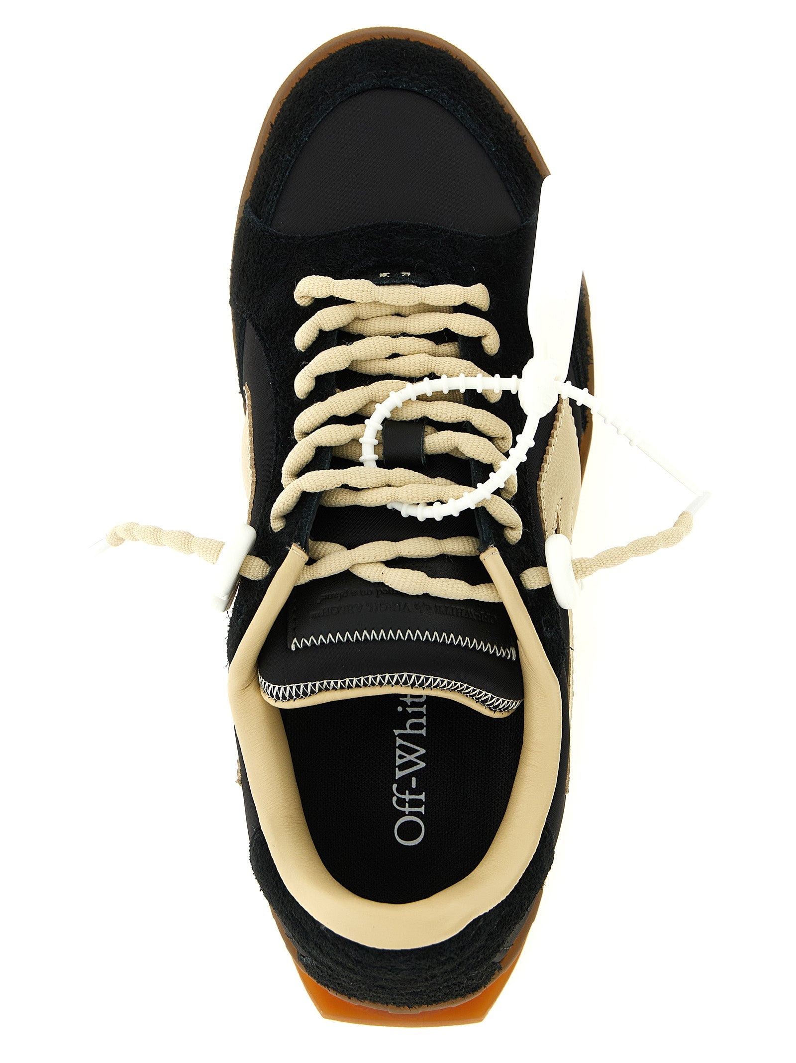 Off-White Black End Of Play Nylon Leather Sneakers