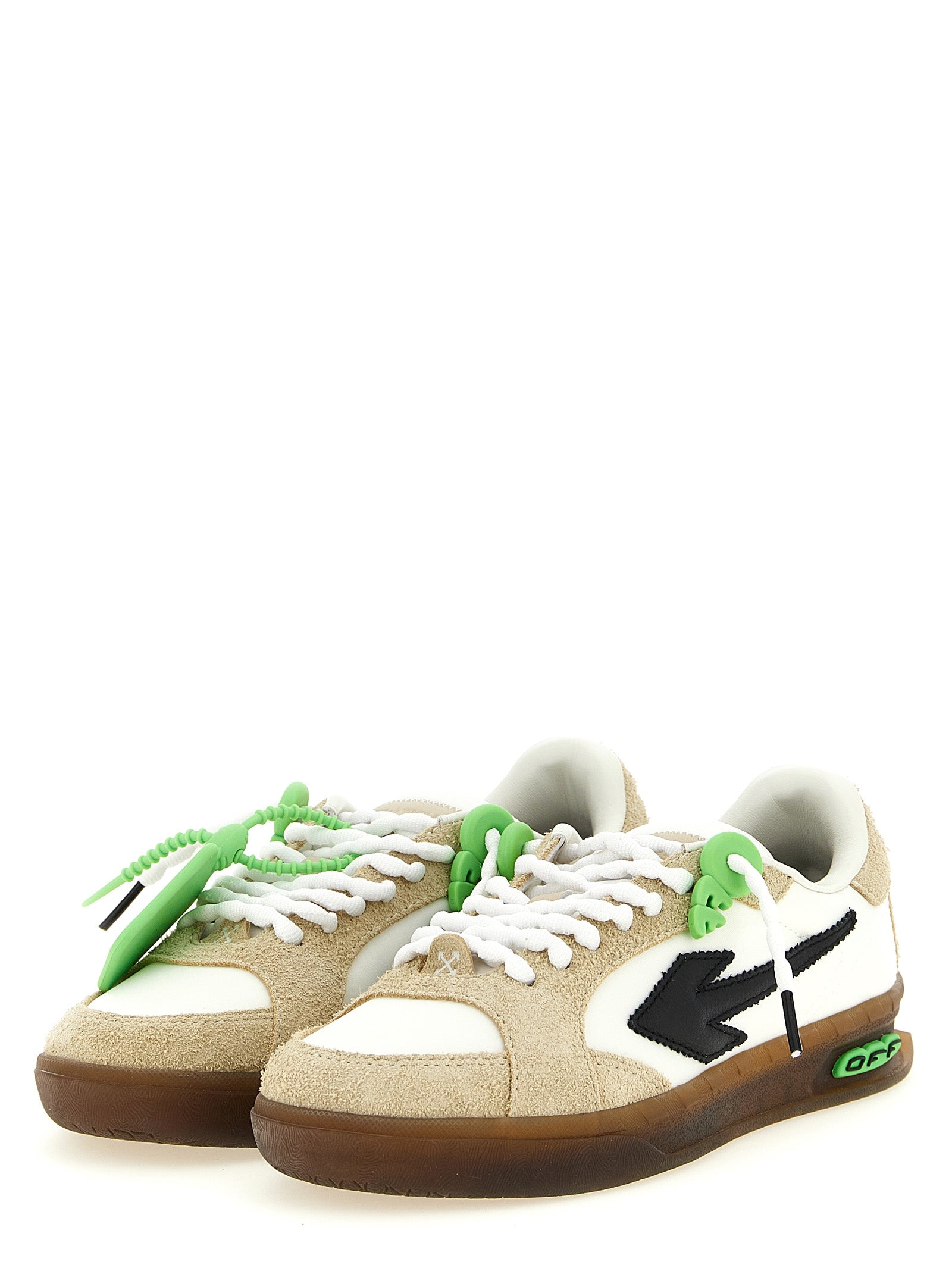 Off-White Multicolor End Of Play Nylon Leather Sneakers
