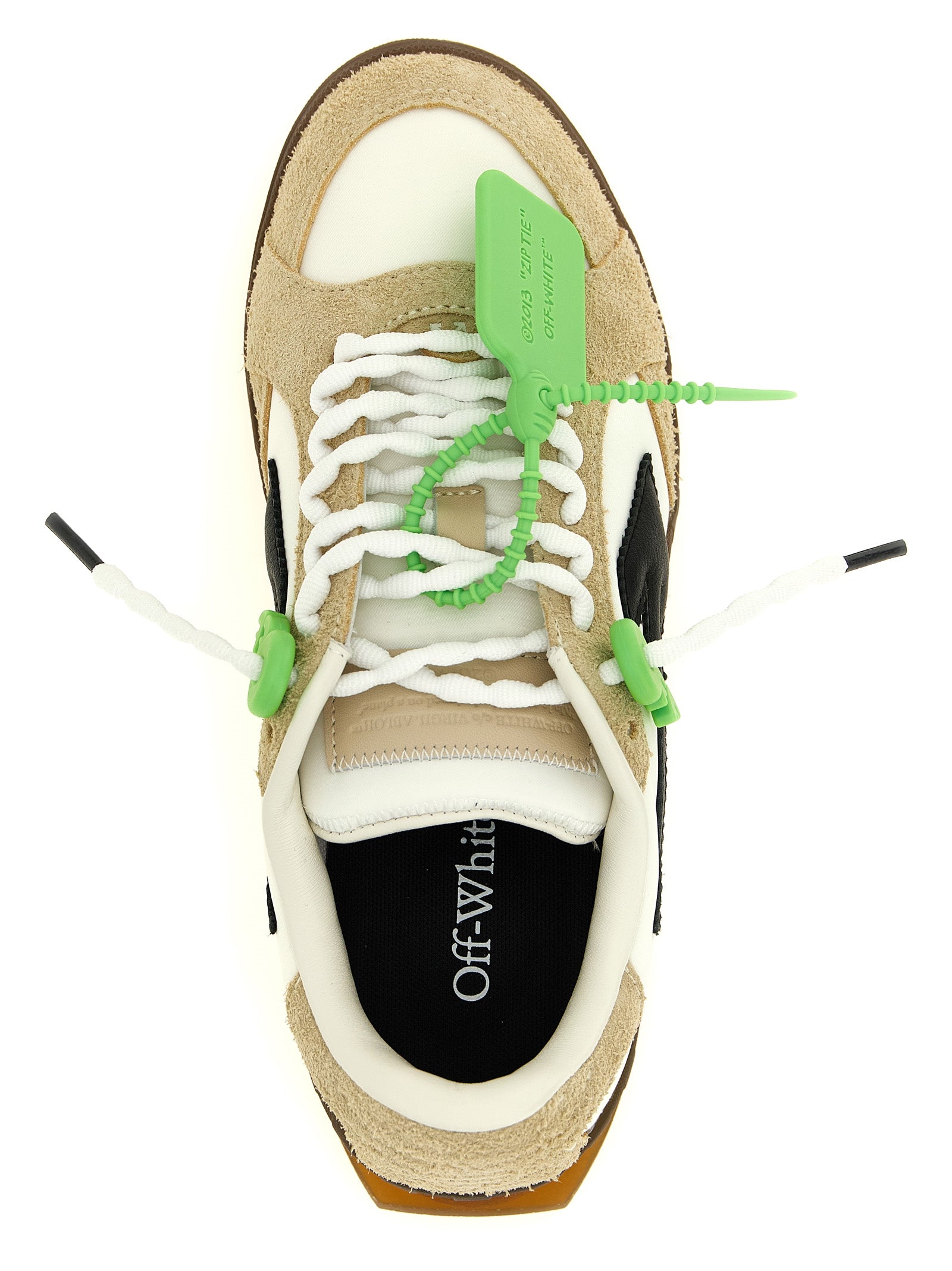 Off-White Multicolor End Of Play Nylon Leather Sneakers