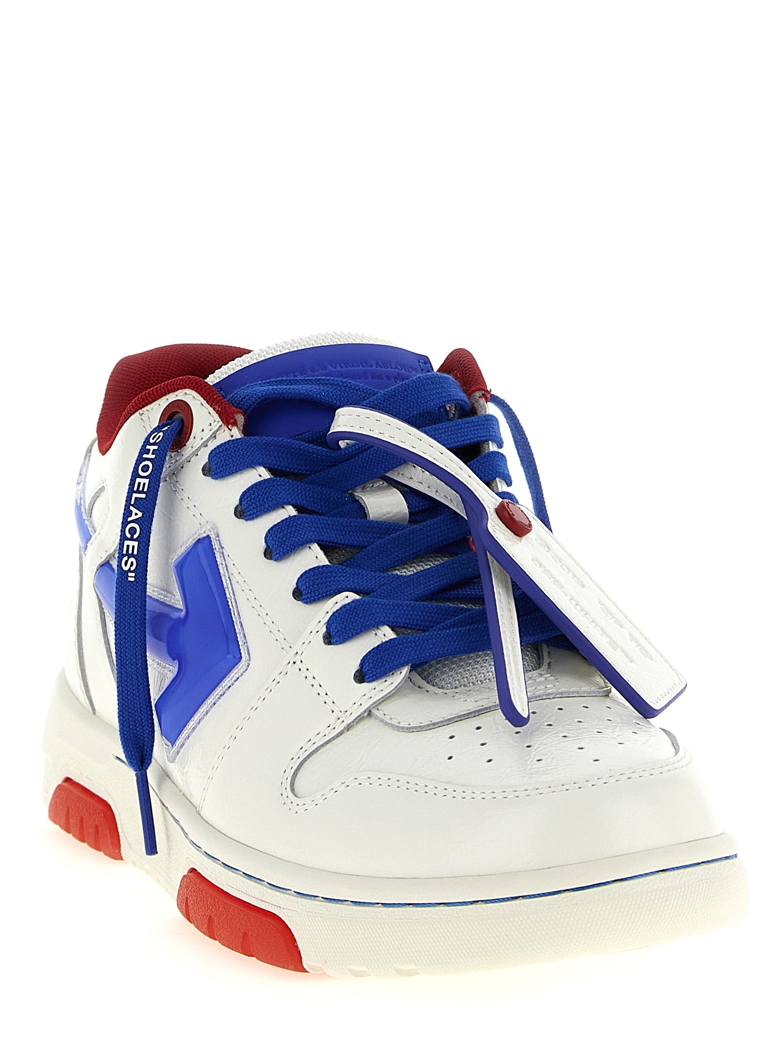 Off-White Blue Out Of Office Bubble Arrow Leather Sneakers