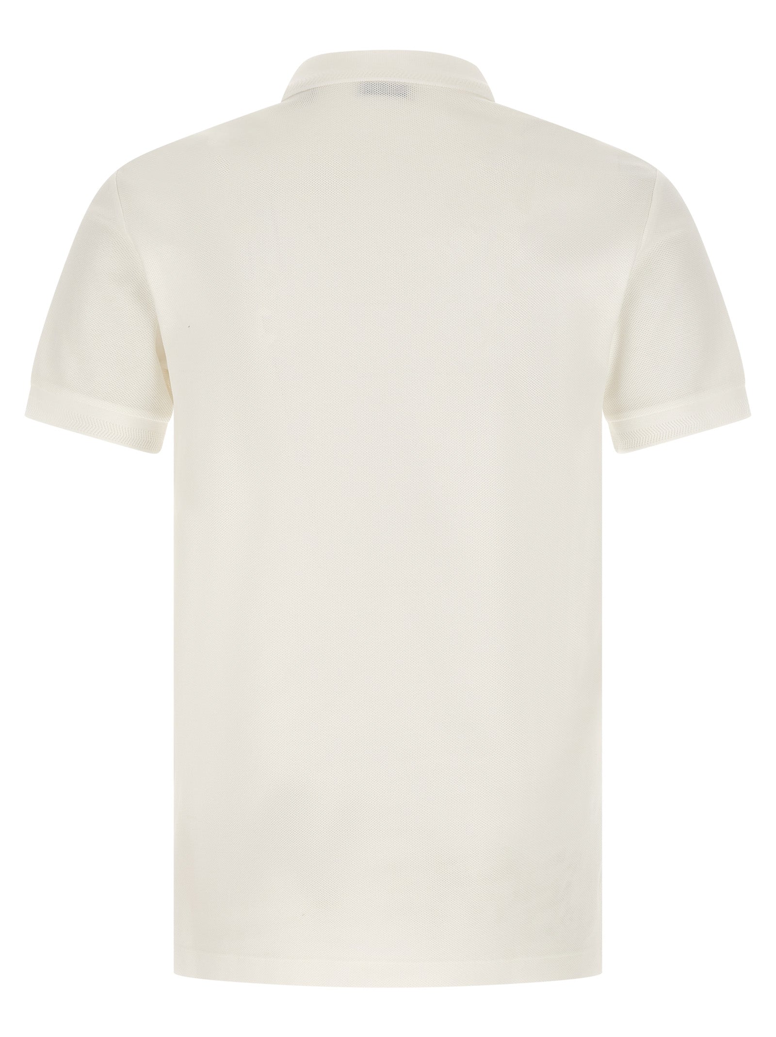Burberry White Eddie Cotton Piqué Polo Shirt