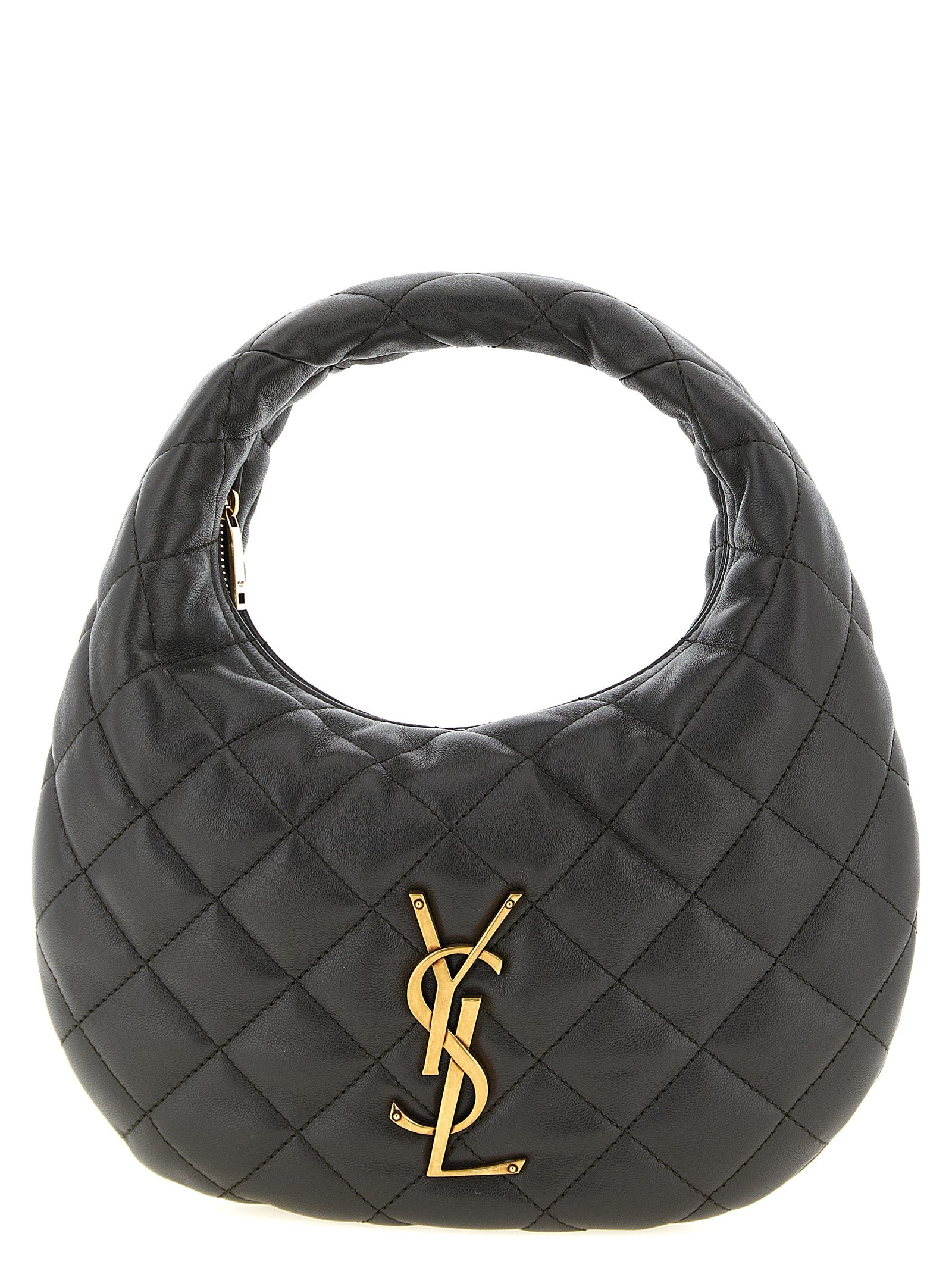Saint Laurent Brown Icarino Lambskin Handbag